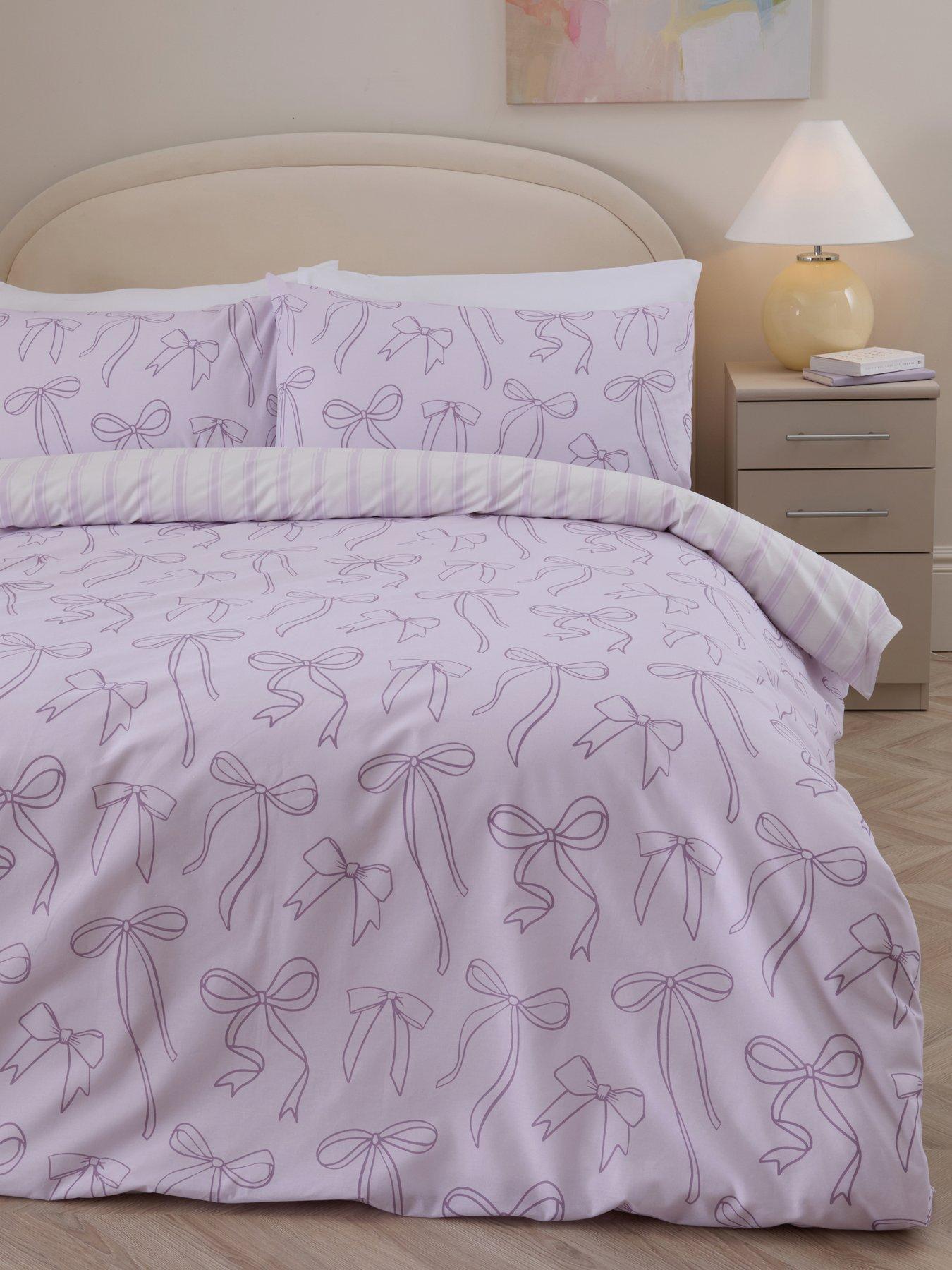 The Very Collection Bow Print Duvet Set