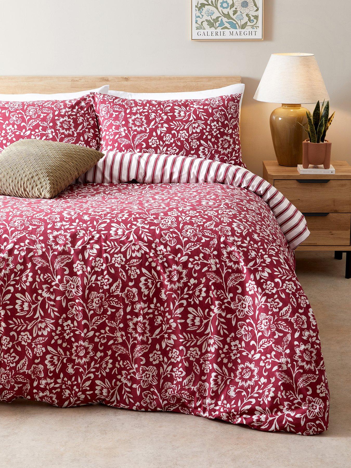 The Very Collection Folk Foral Woolock Print Duvet Set