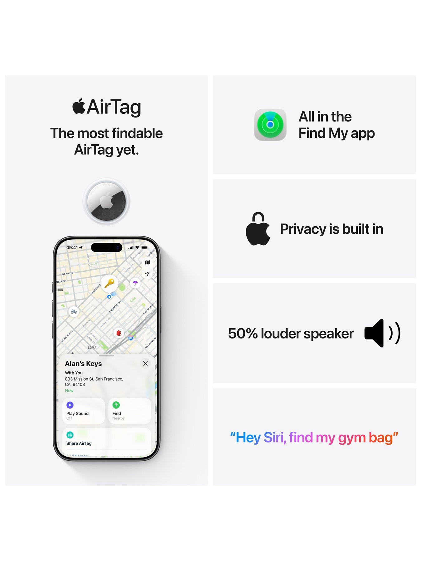Image 4 of 5 of Apple AirTags (2nd Gen) - 4 pack