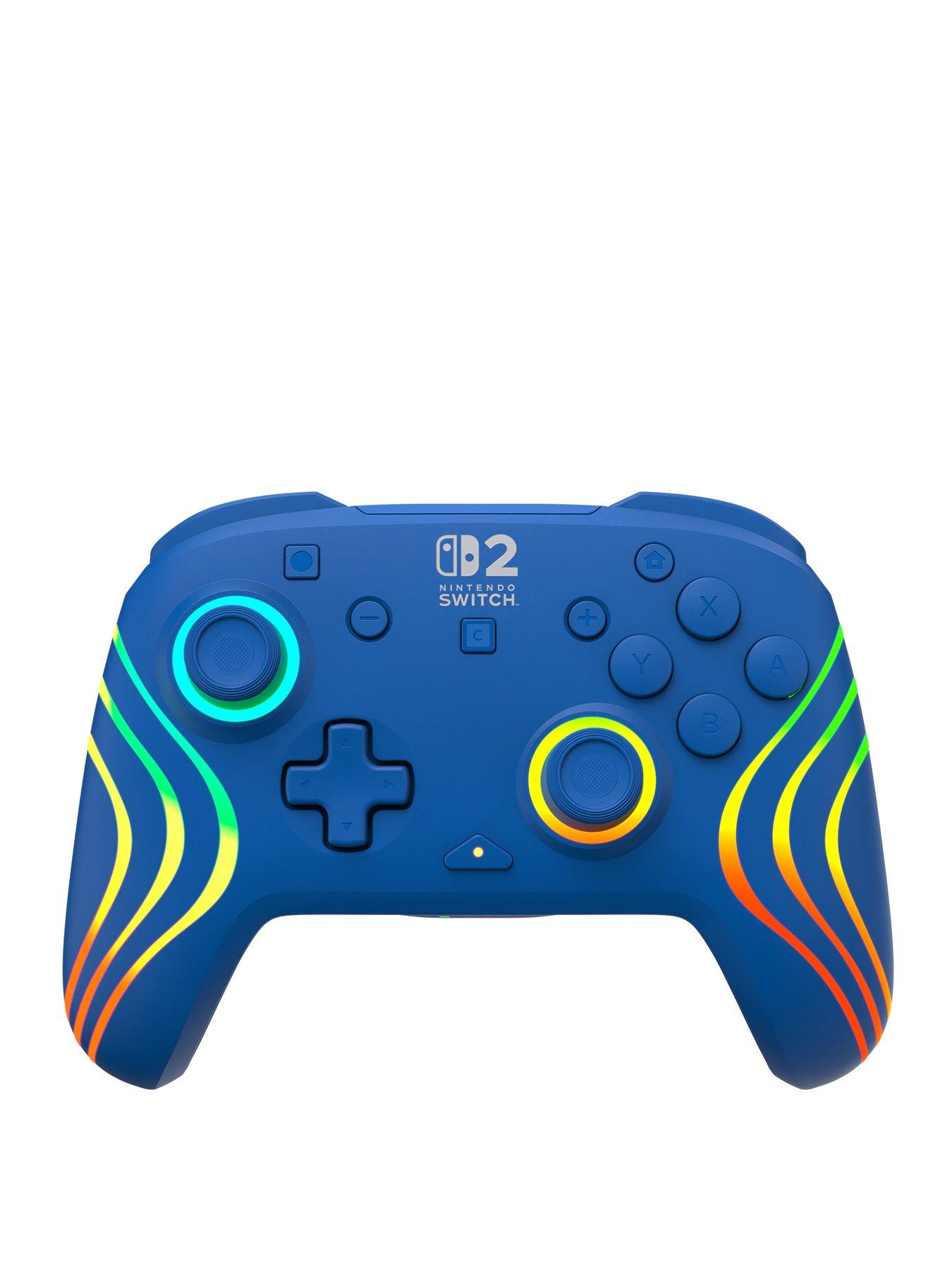 turtle-beach-afterglow-wave-wireless-controller-blue-for-switch-2front