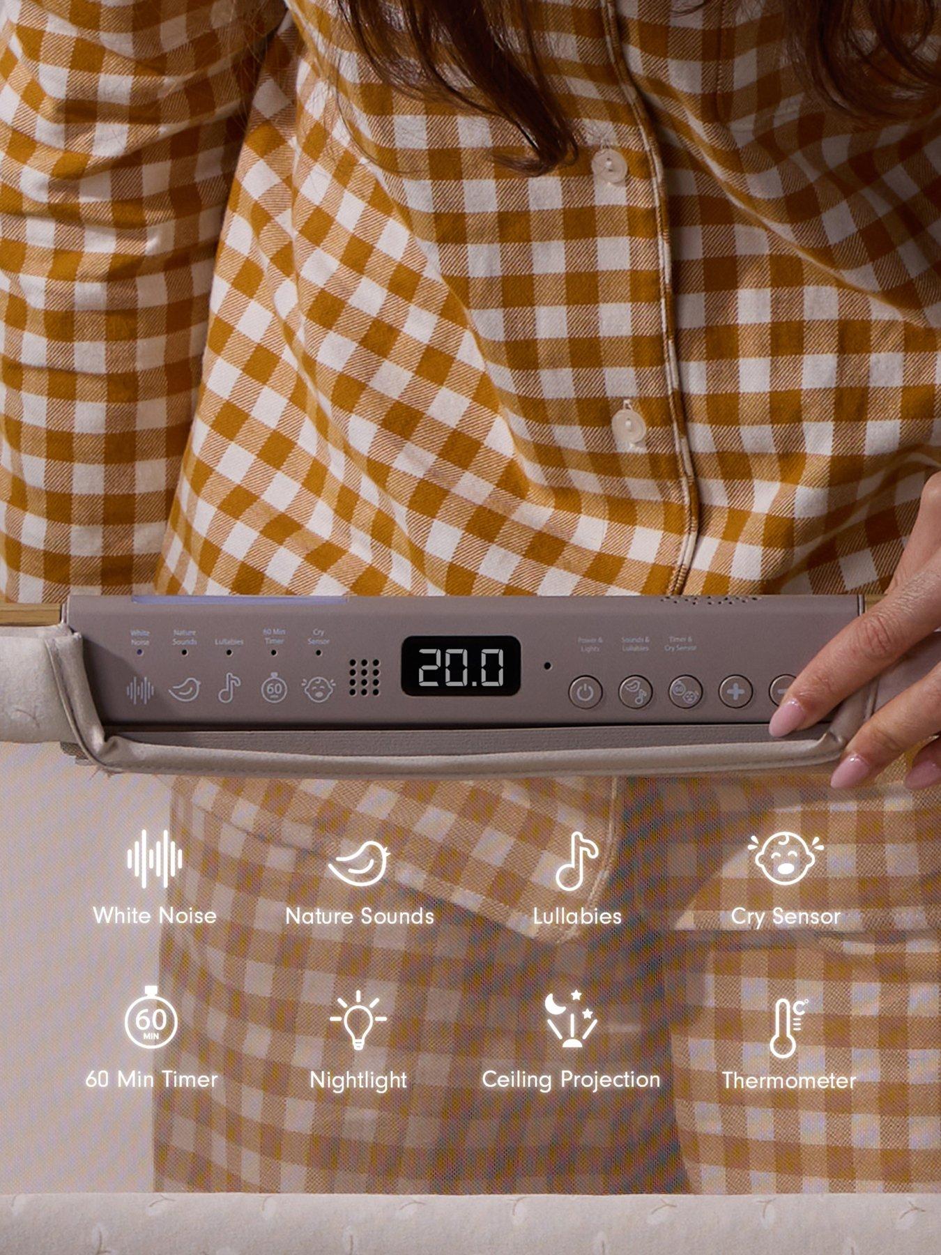 tutti-bambini-cozee-sense-bedside-crib-toasted-oak-sanddetail