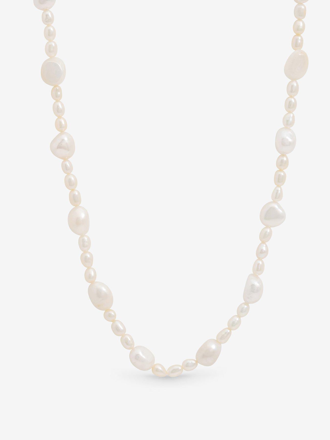 Image 2 of 3 of Jon Richard Jon Richard Gold Plated Real Freshwater Pearl Necklace