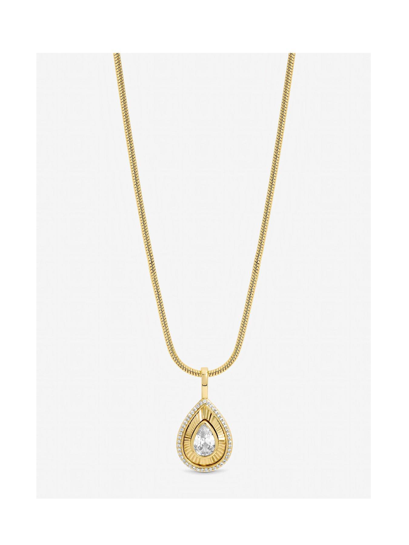 jon-richard-gold-plated-and-diamond-cut-peardrop-pendantfront