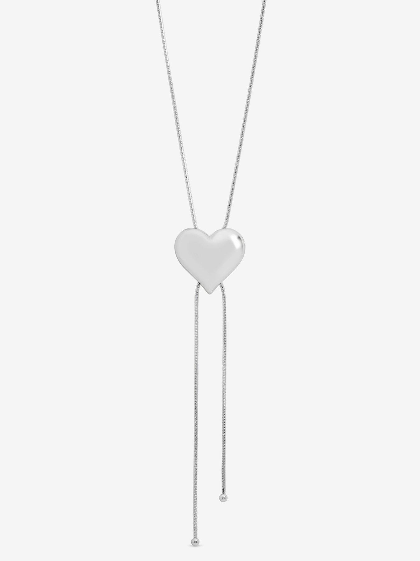 mood-mood-silver-plated-polished-heart-slider-necklacestillFront