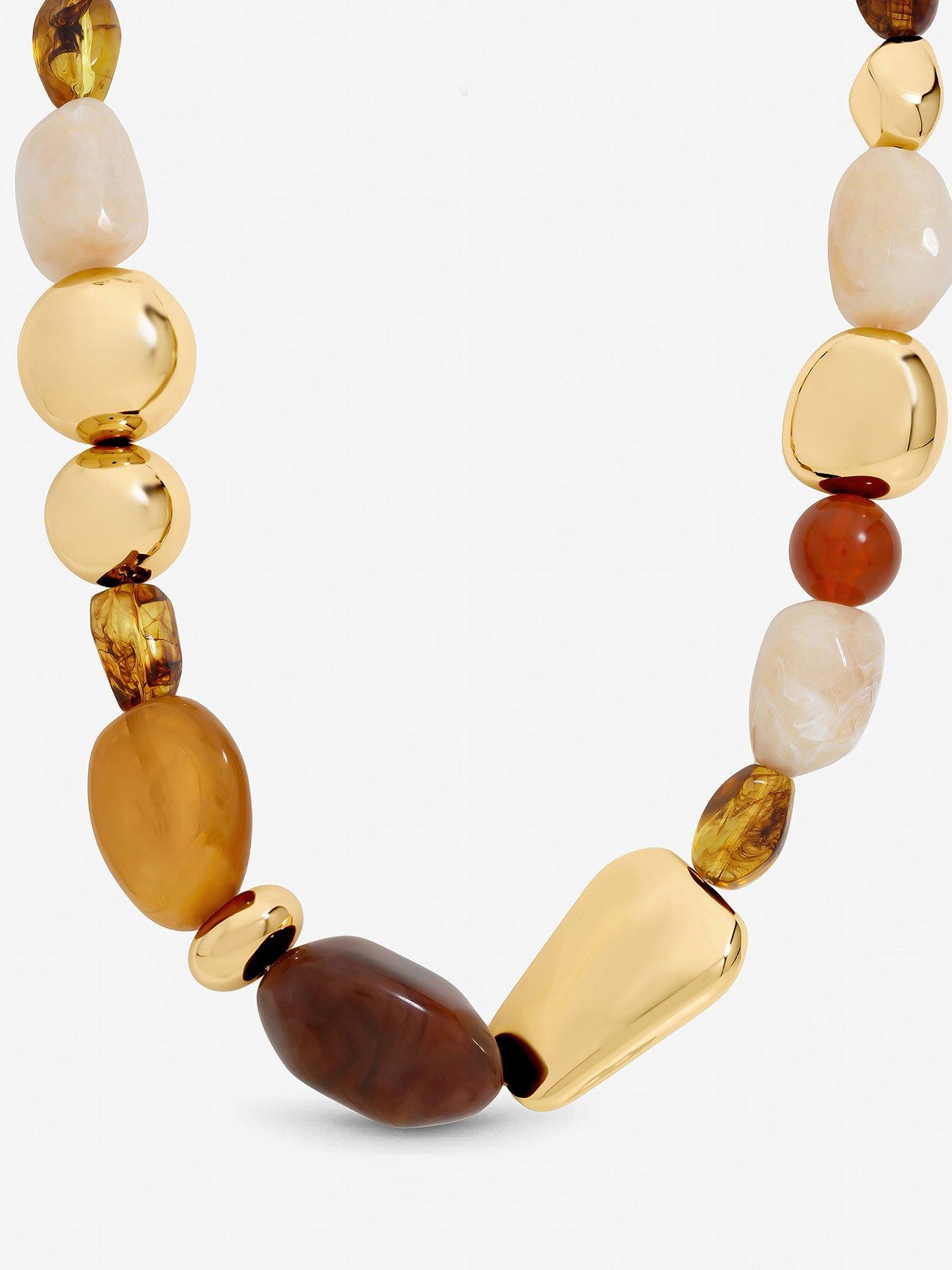 mood-gold-polished-and-resin-allway-necklacefront