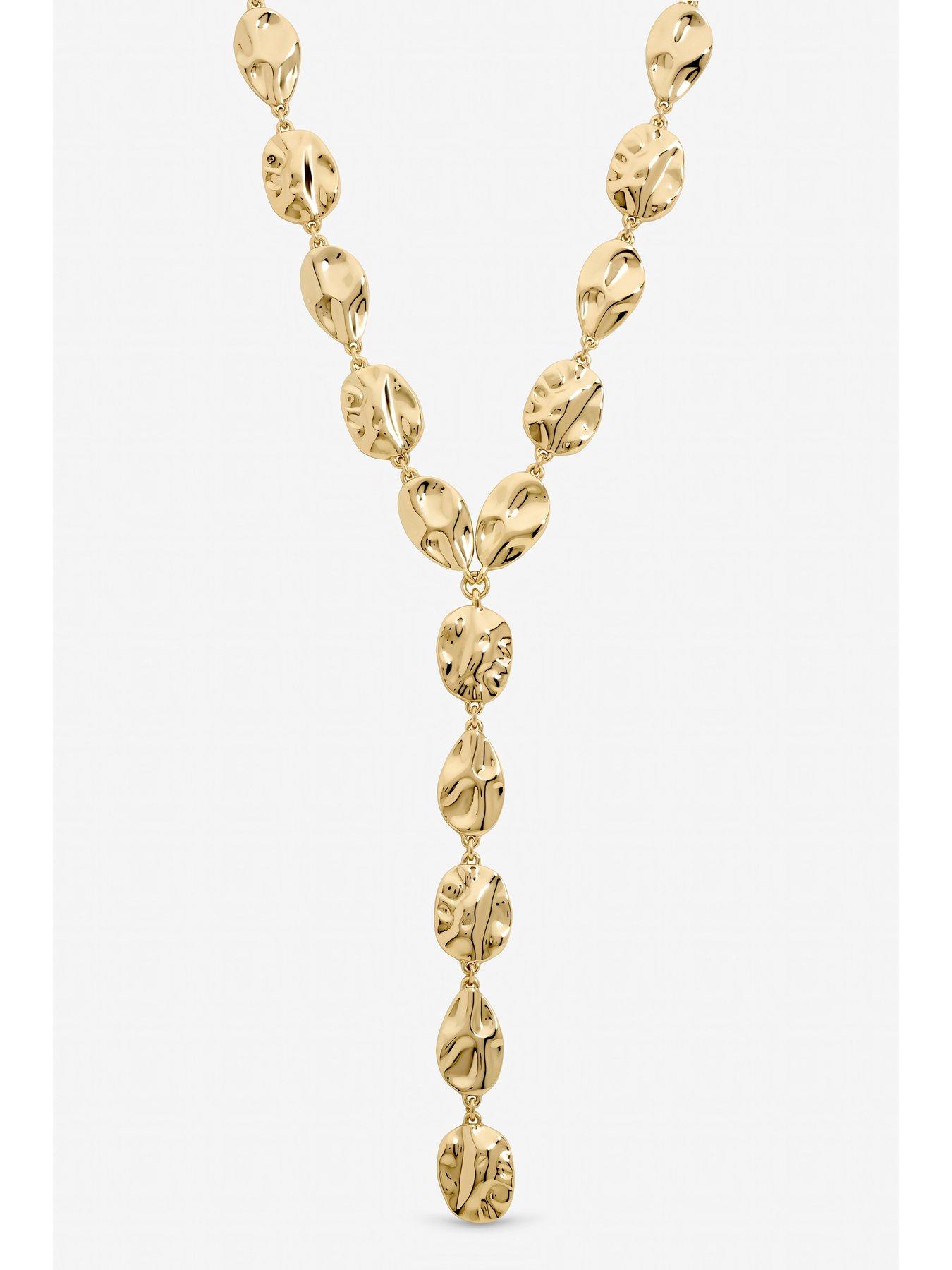 mood-mood-gold-polished-molten-y-drop-necklacestillFront
