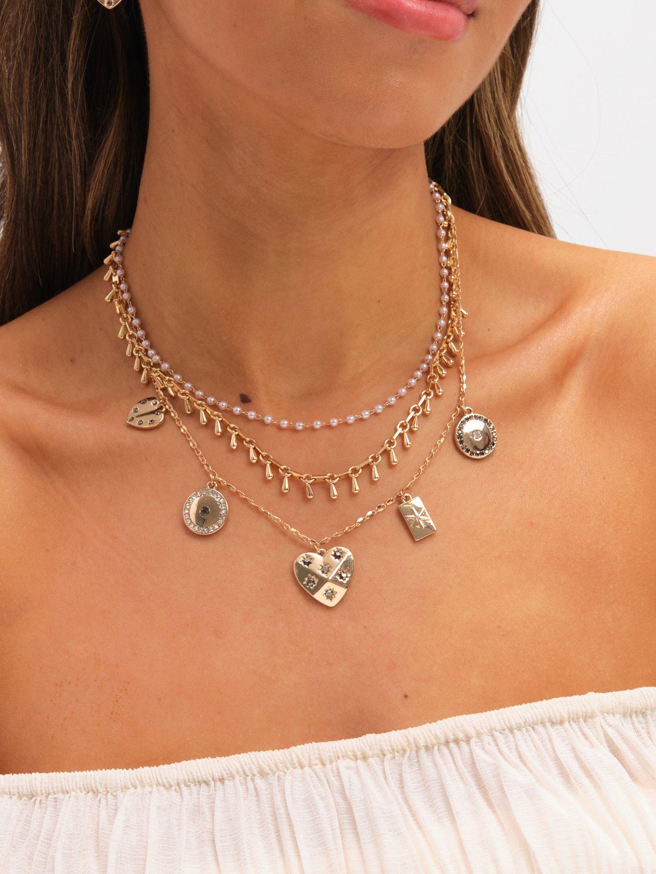 mood-mood-gold-plated-celestial-charm-multirow-necklacestillFront