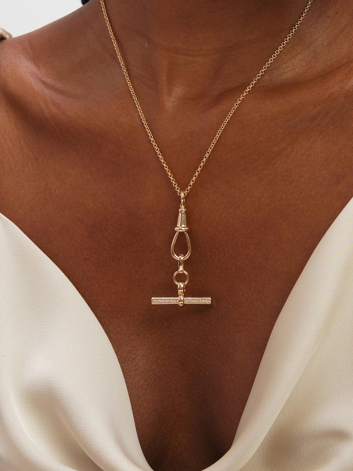 jon-richard-gold-plated-pave-t-bar-necklacefront