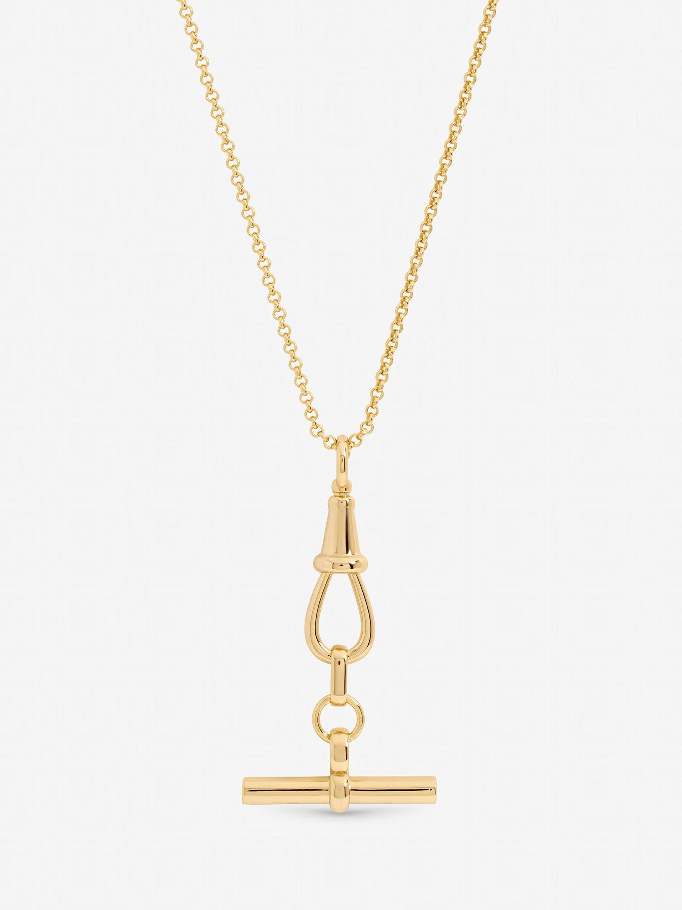 jon-richard-gold-plated-pave-t-bar-necklacestillFront