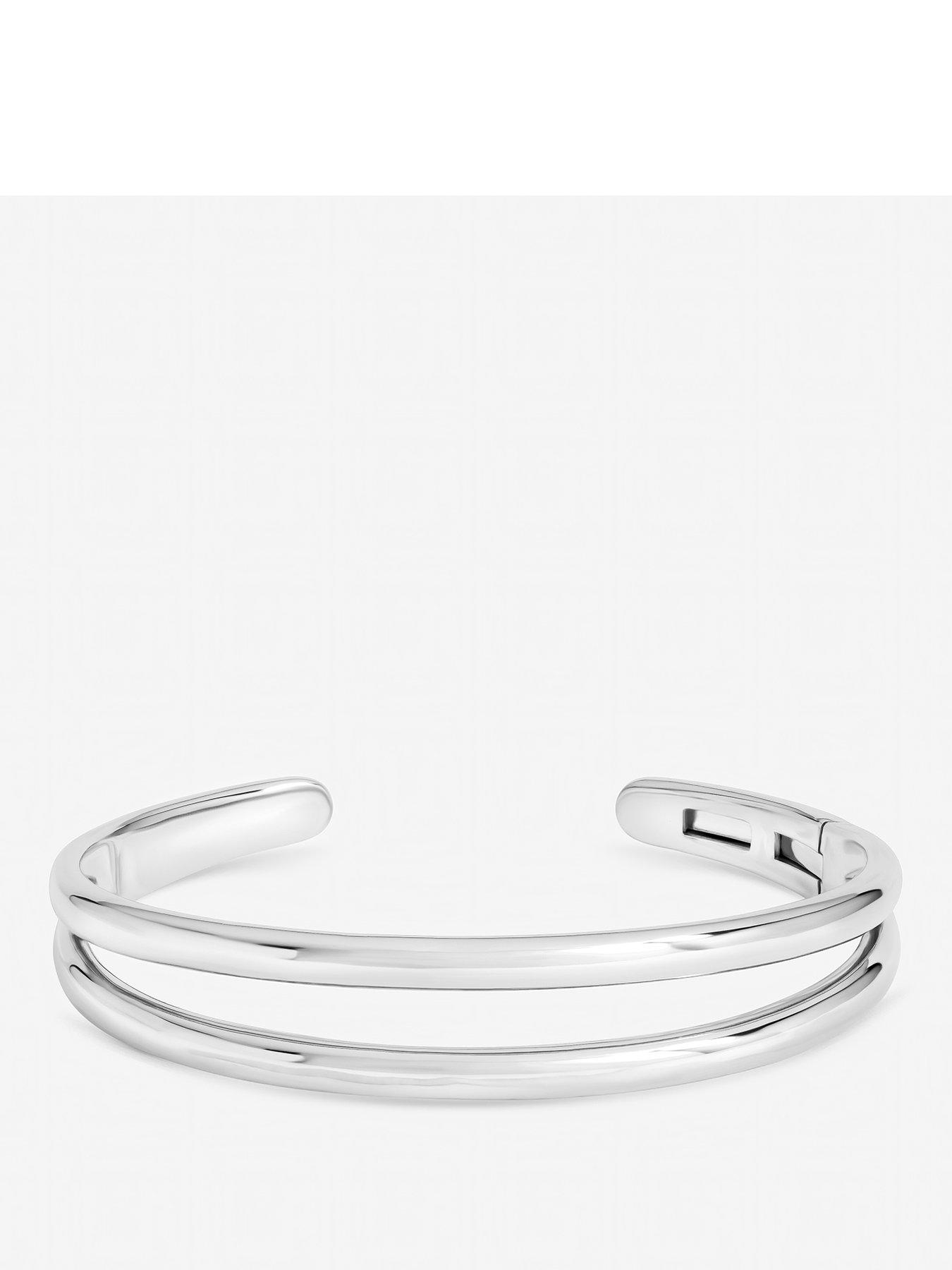 inicio-inicio-silver-plated-polished-double-row-cuff-gift-pouchfront