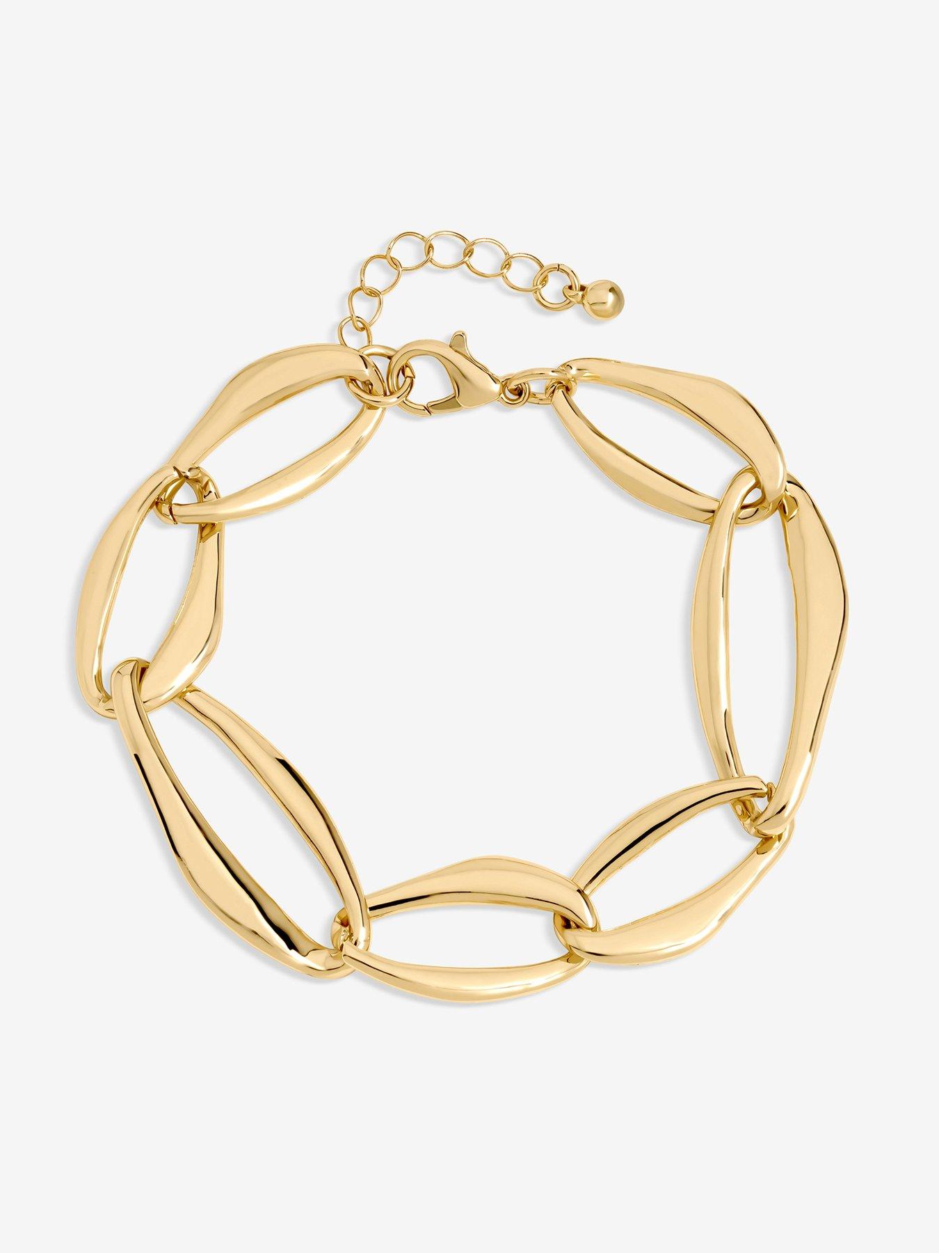 mood-gold-plated-large-link-chain-braceletstillFront