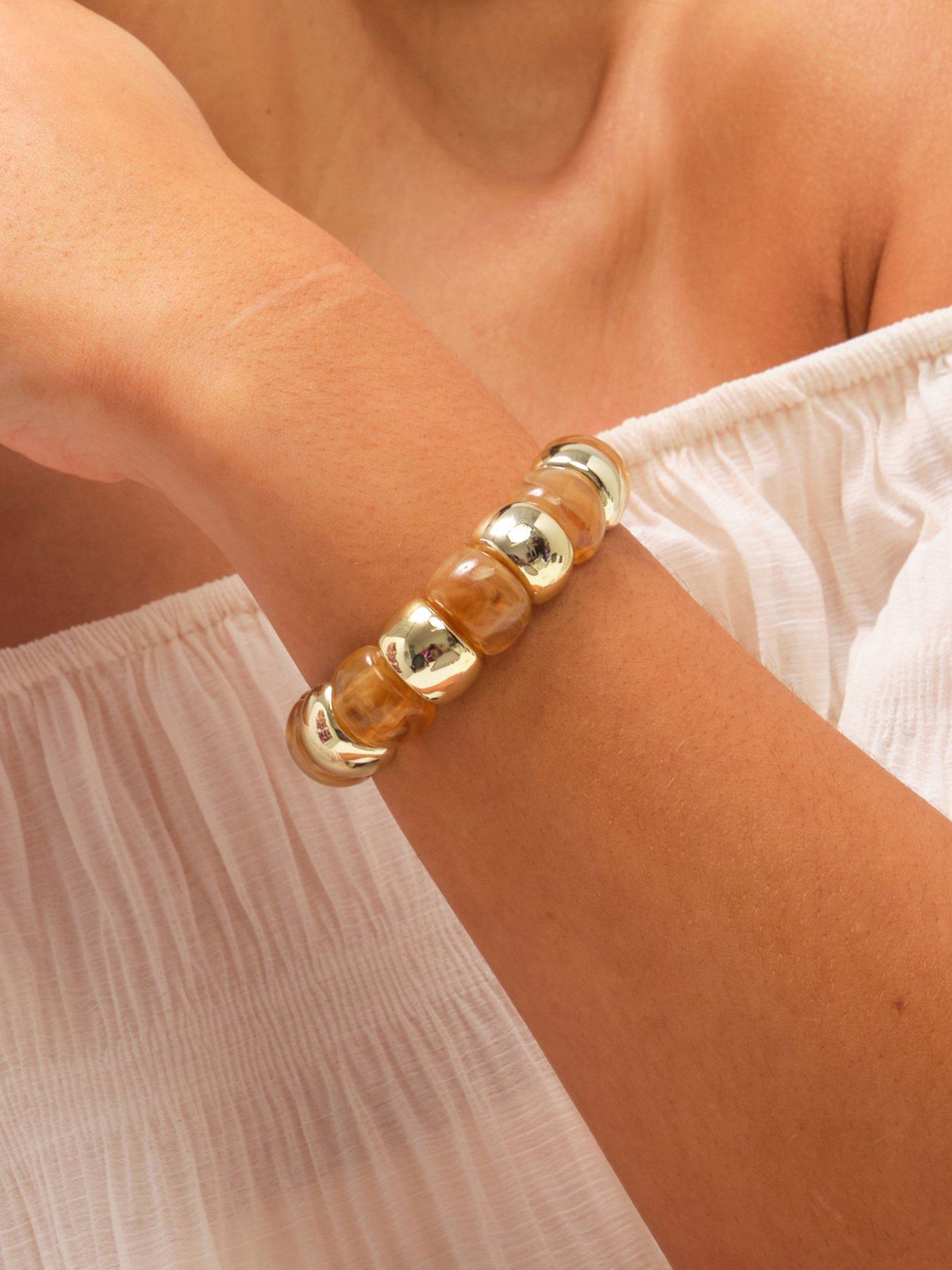 mood-mood-gold-plated-and-resin-stretch-braceletstillFront