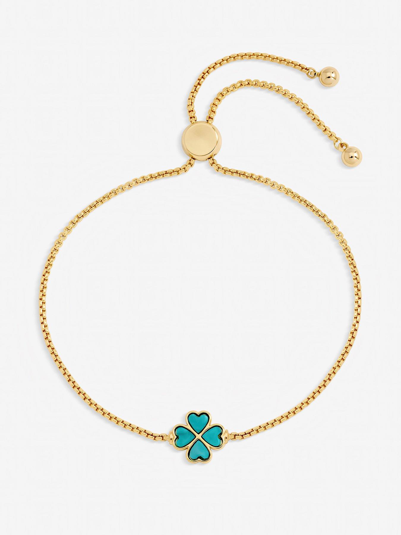 jon-richard-jon-richard-gold-plated-and-turquoise-enamel-heart-clover-toggle-bracelet