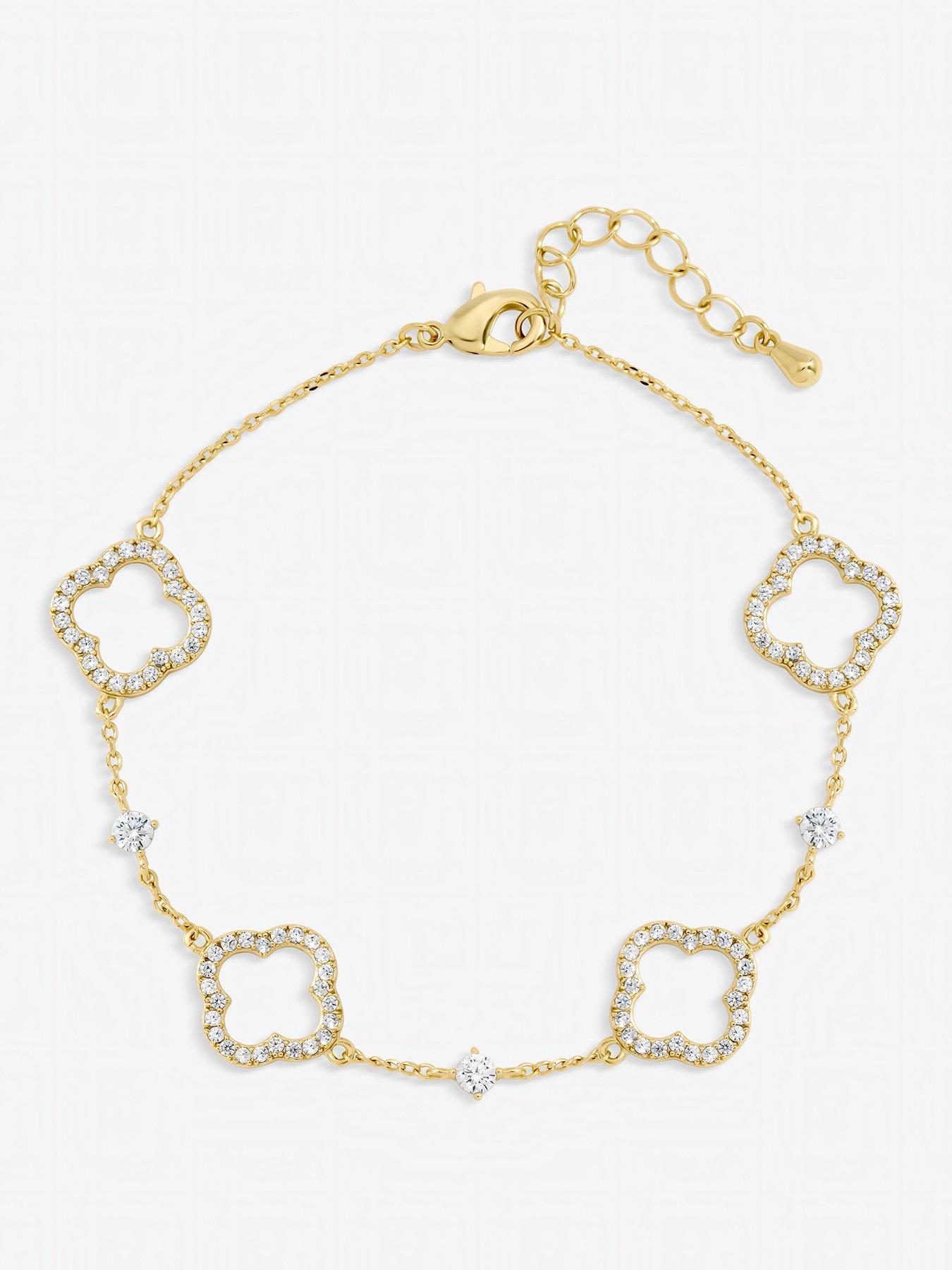 jon-richard-gold-plated-pave-and-crystal-open-clover-braceletstillFront