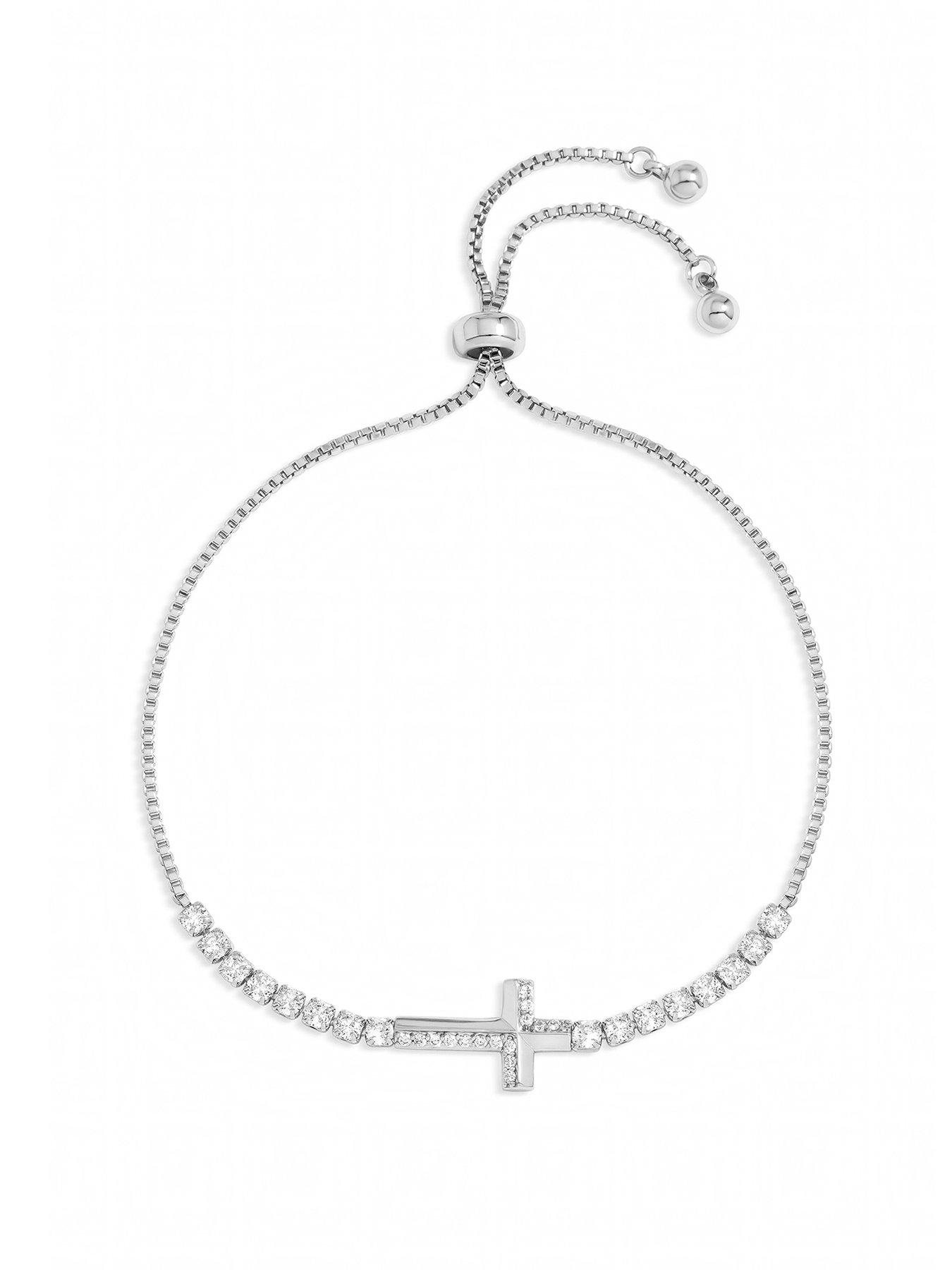jon-richard-silver-plated-and-crystal-cross-toggle-braceletfront