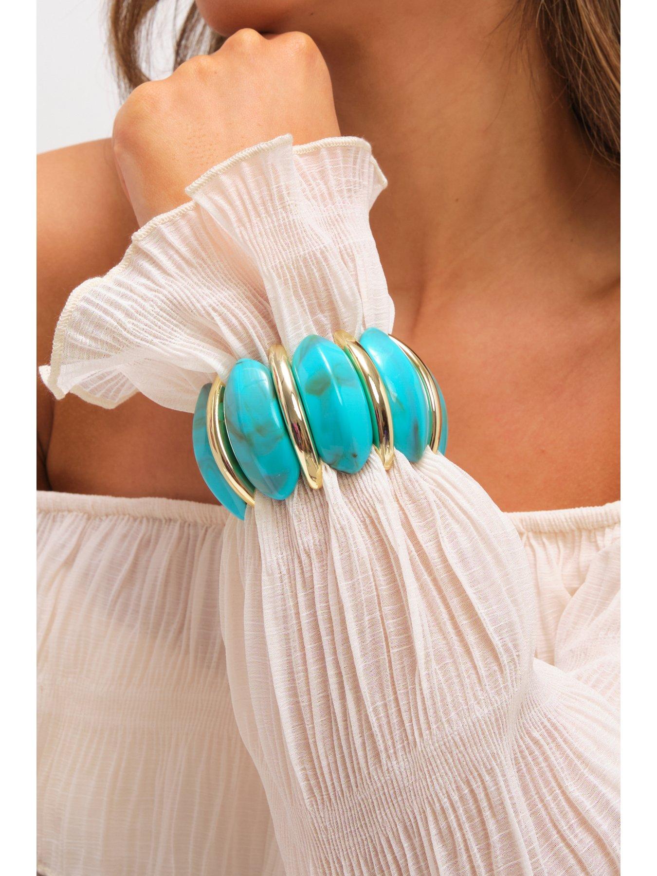 mood-mood-gold-plated-and-turquoise-statement-stretch-braceletback