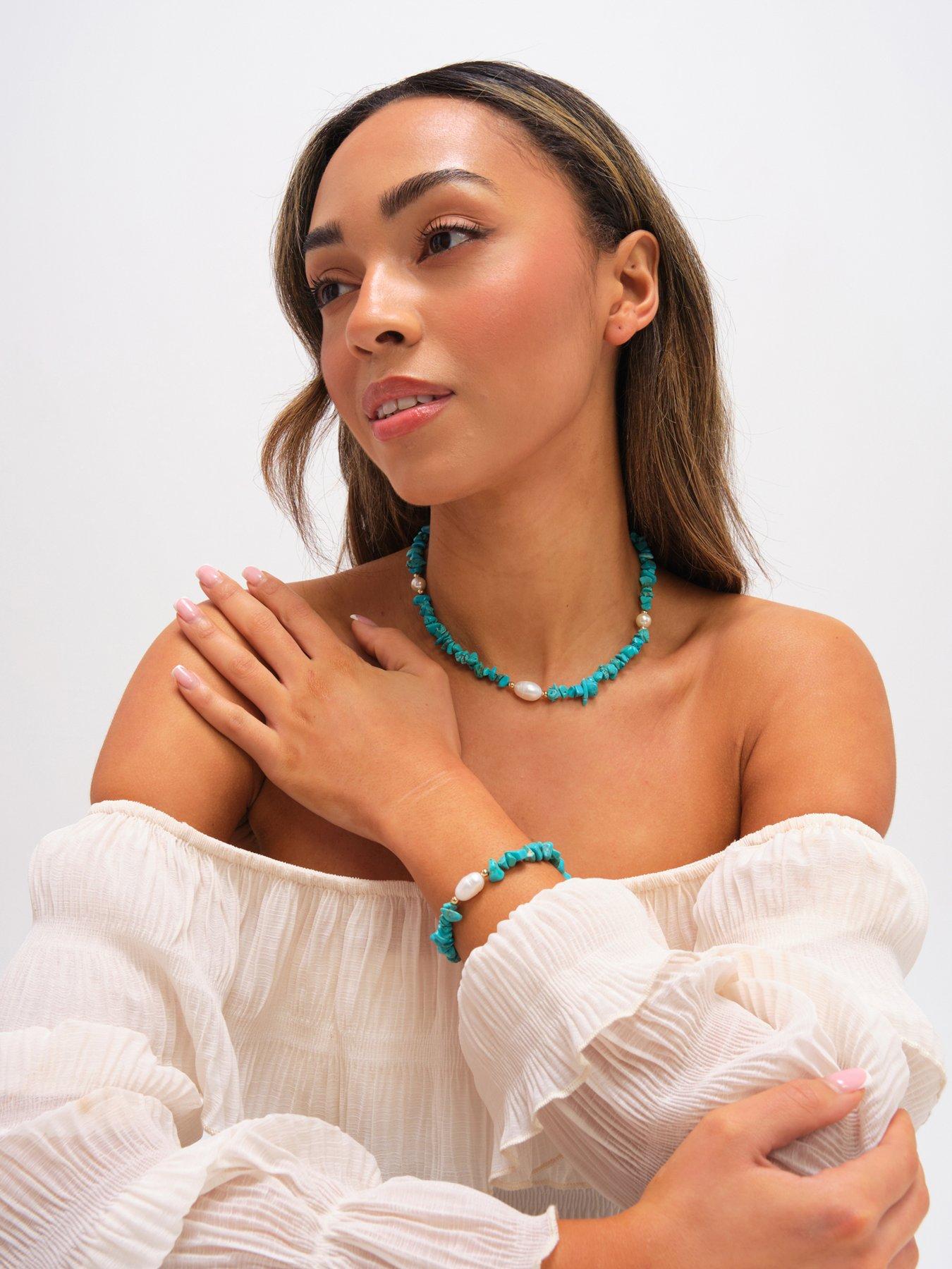 mood-gold-plated-turquoise-and-pearl-beaded-setstillFront