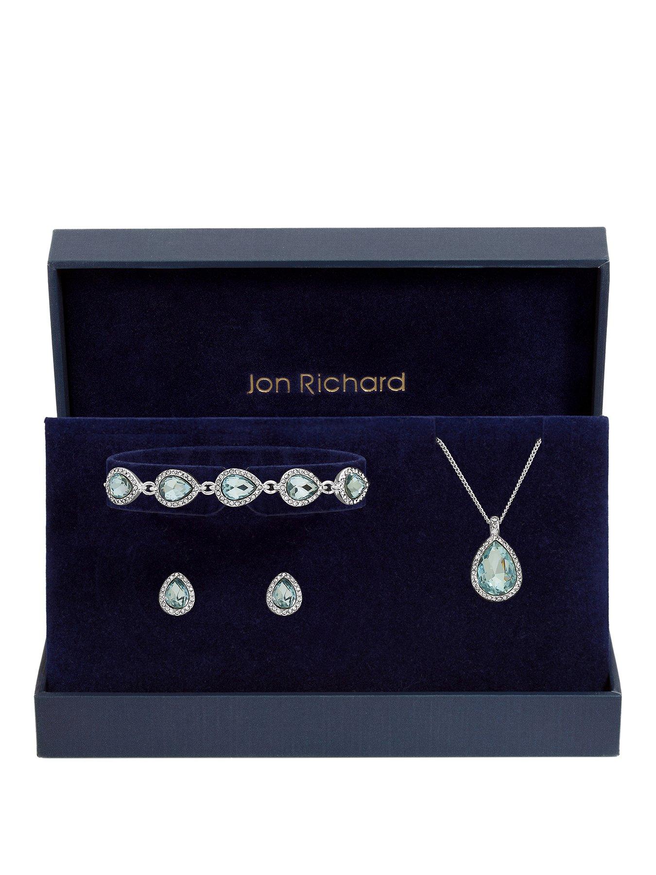 jon-richard-silver-plated-and-aqua-pear-drop-trio-set-gift-boxfront