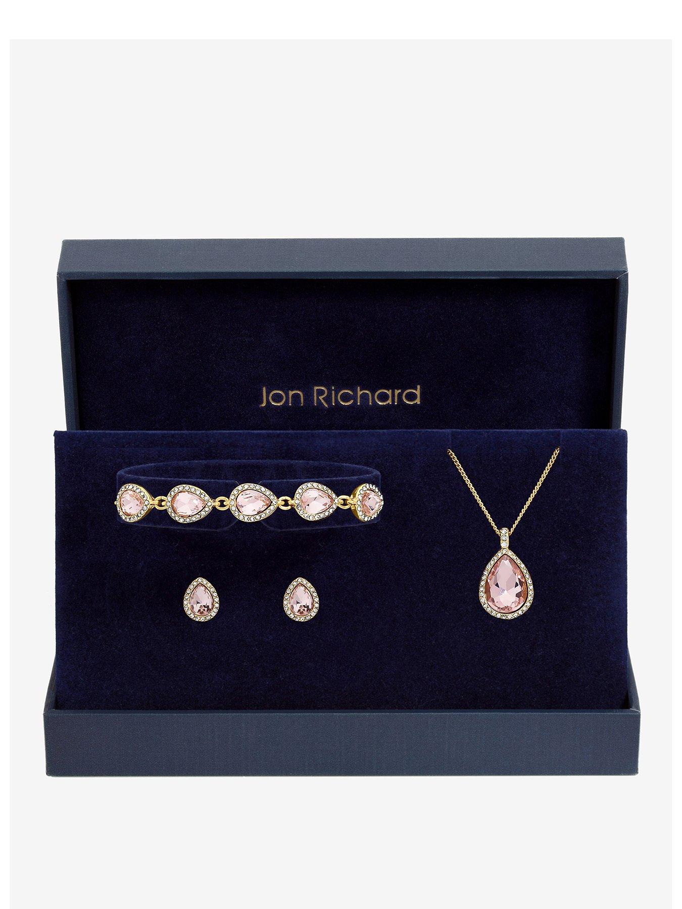 jon-richard-gold-plated-and-pink-pear-drop-trio-set-gift-boxfront