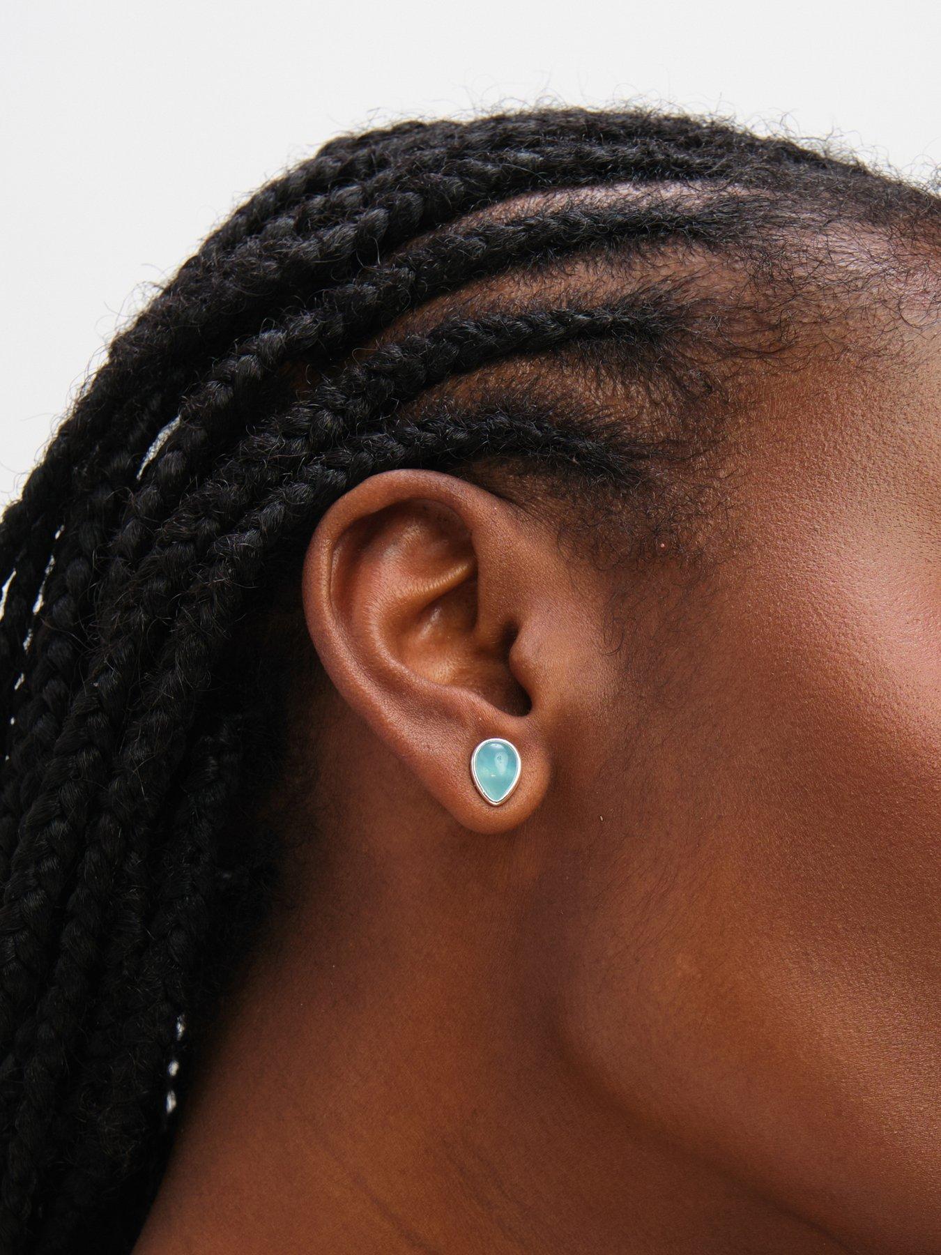 Image 5 of 5 of Inicio Sterling Silver Turquoise Peardrop Set - Gift Box