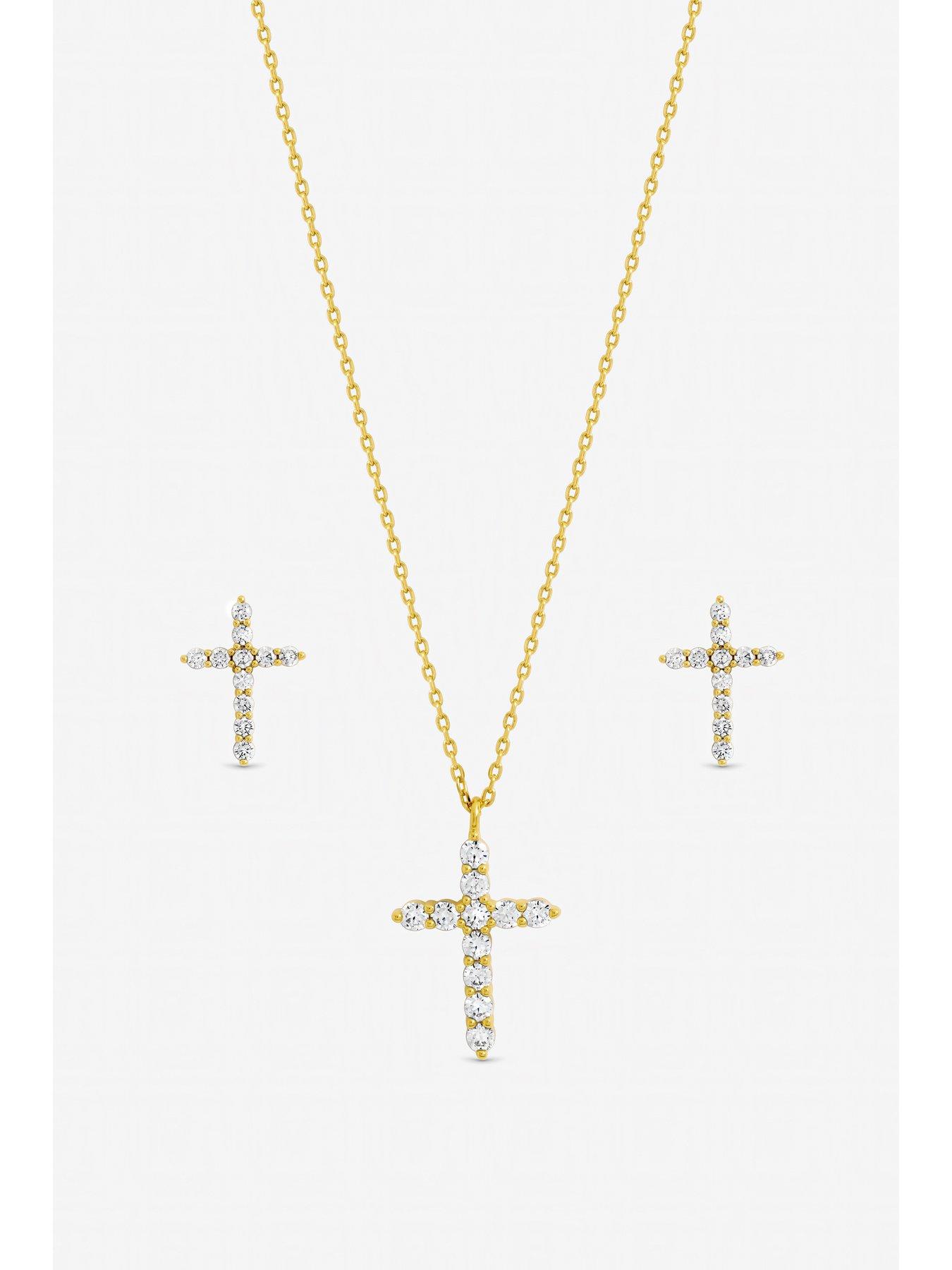 jon-richard-gold-plated-cubic-zirconia-cross-set-gift-boxstillFront