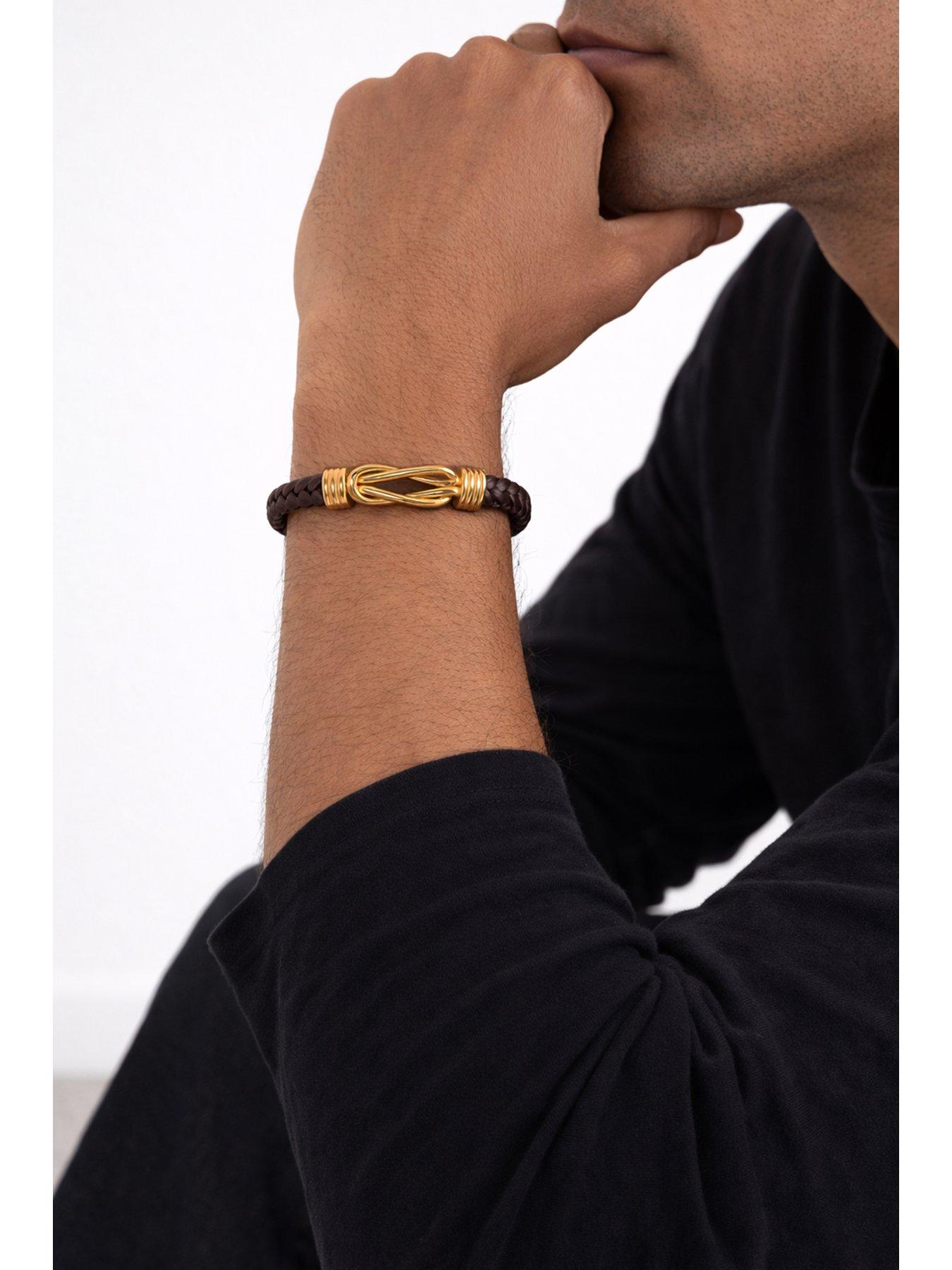 inicio-mens-brown-plaited-bracelet-gift-pouchback