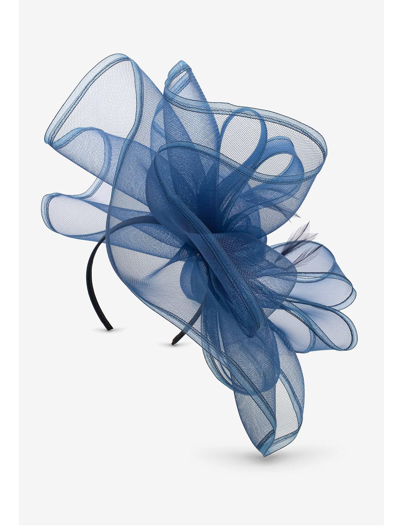 Image 1 of 3 of Jon Richard Navy Large Hat Fascinator