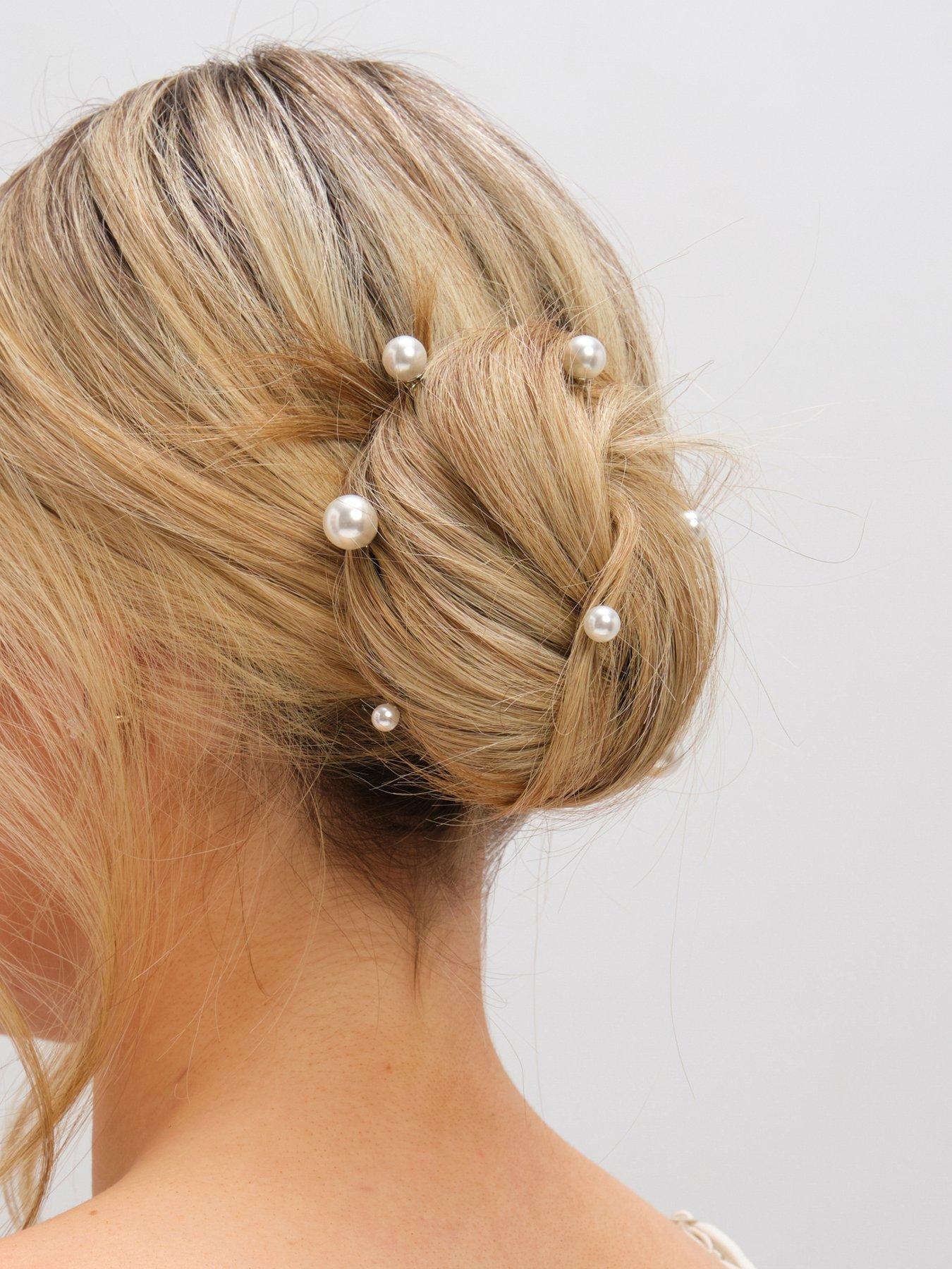 Image 1 of 3 of Jon Richard Jon Richard Silver Plated Pearl Pins