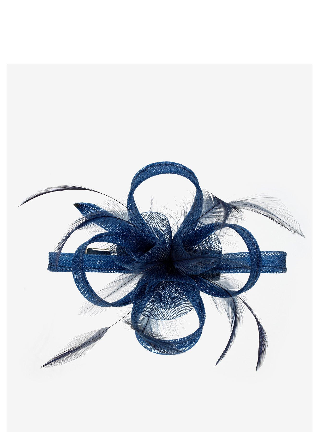 Image 1 of 3 of Jon Richard Navy Small Clip Fascinator