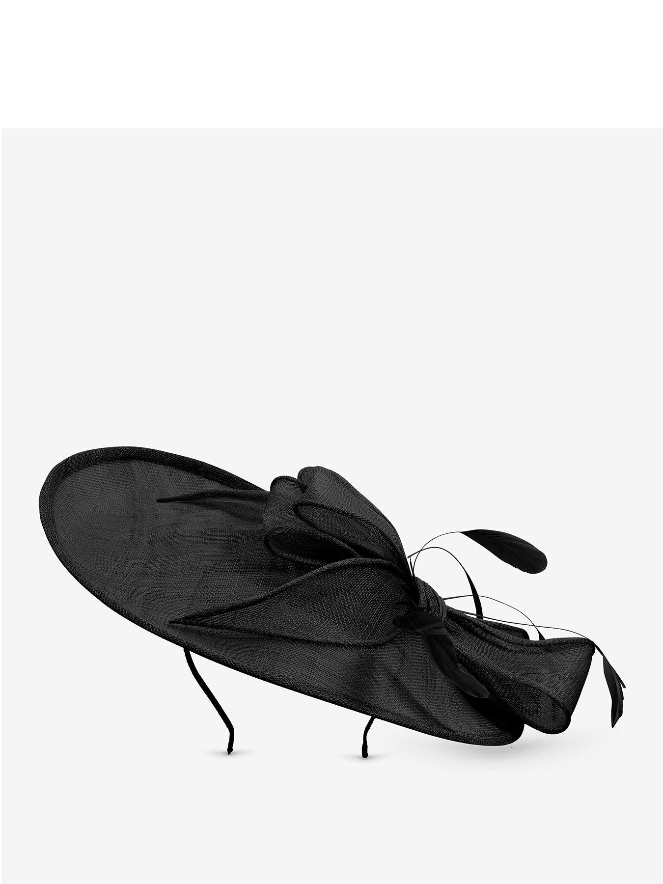 Jon Richard Jon Richard Jet Large Bow Hat Fascinator