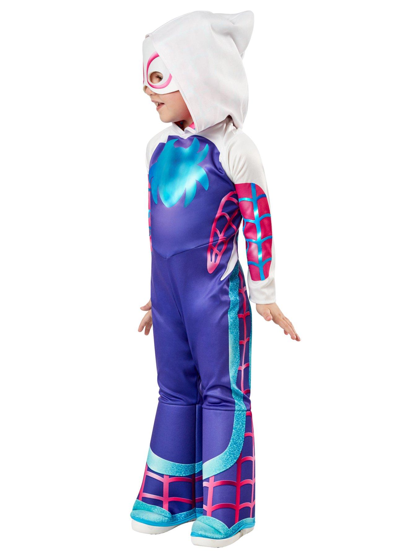 Image 3 of 4 of Spiderman Deluxe Ghost Spider Child Costume