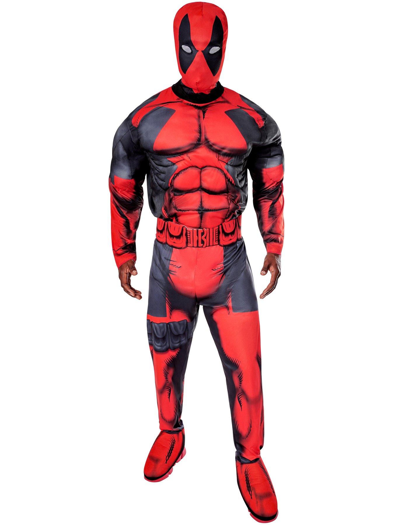 Deluxe Fiber Filled Deadpool Adult Costume