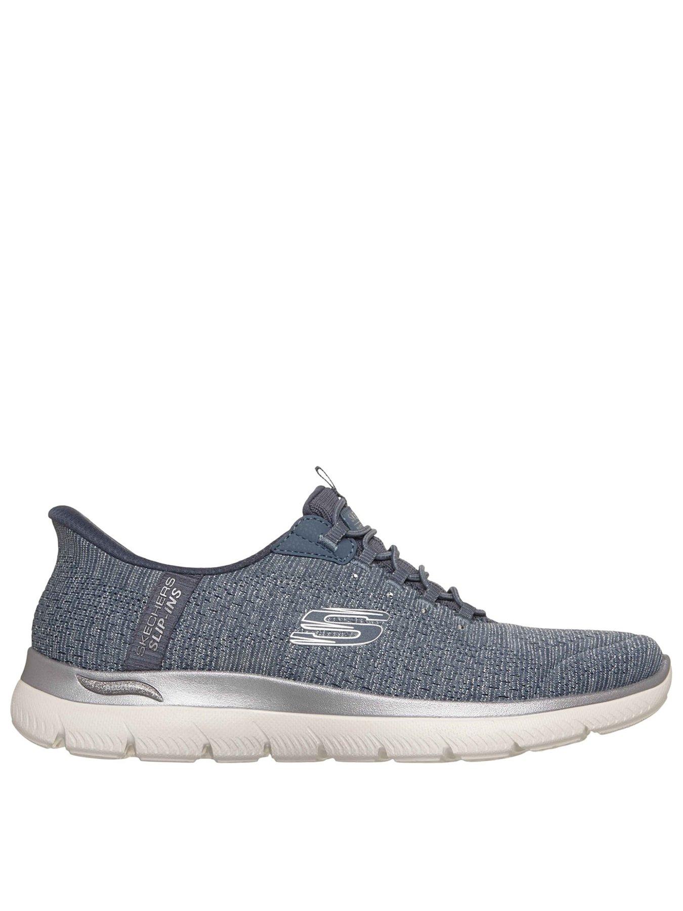 Skechers Arch Fit Summits Soft Shimmer - Navy in Grey