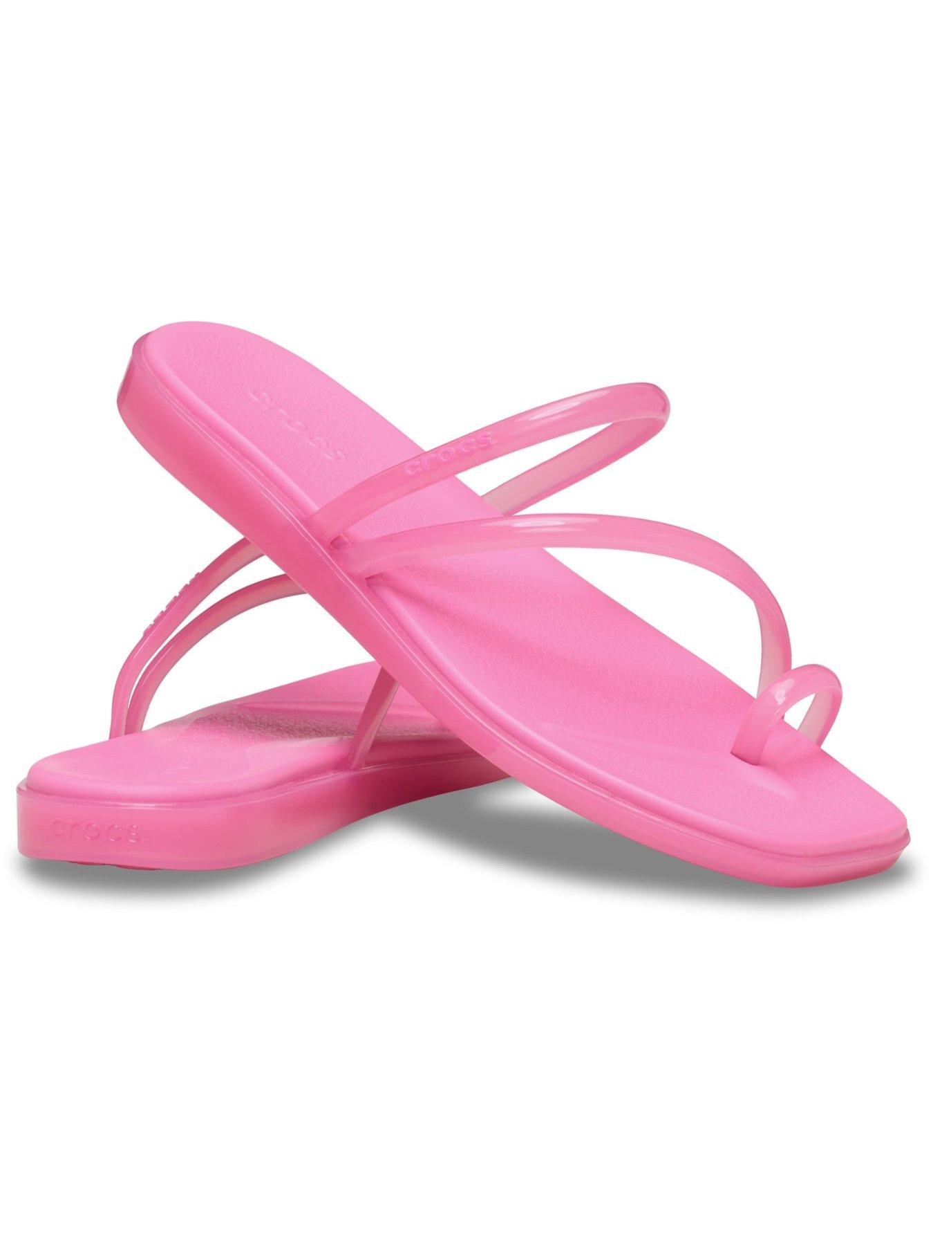 Image 6 of 6 of Crocs Miami Round Toe Loop - Pink