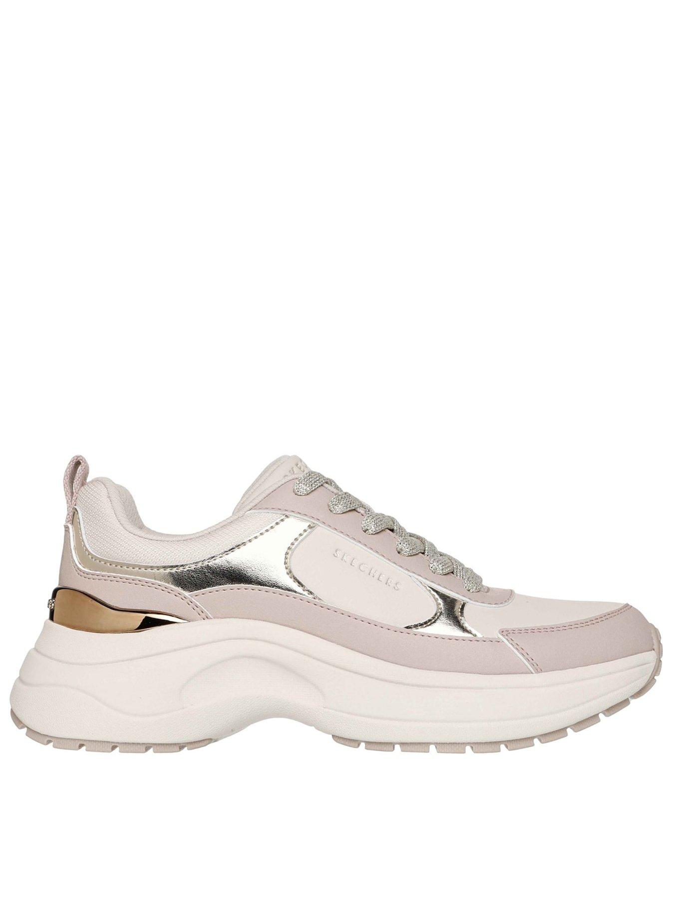 Image 1 of 5 of Skechers Hazel 2-Stunning You Trainers - Beige