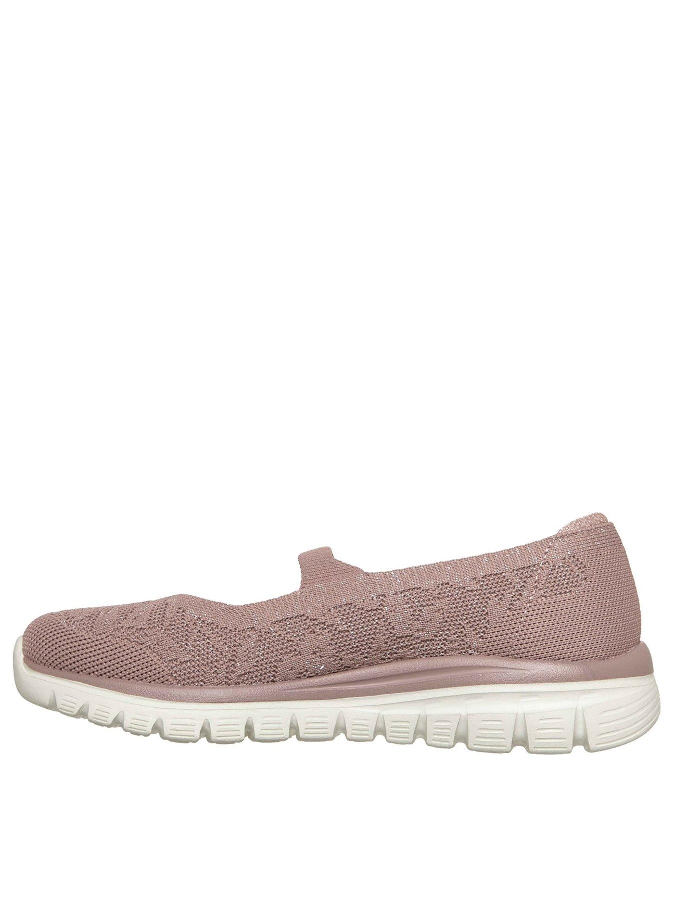 Image 3 of 5 of Skechers Graceful Ballet Flat Trainers- Pink