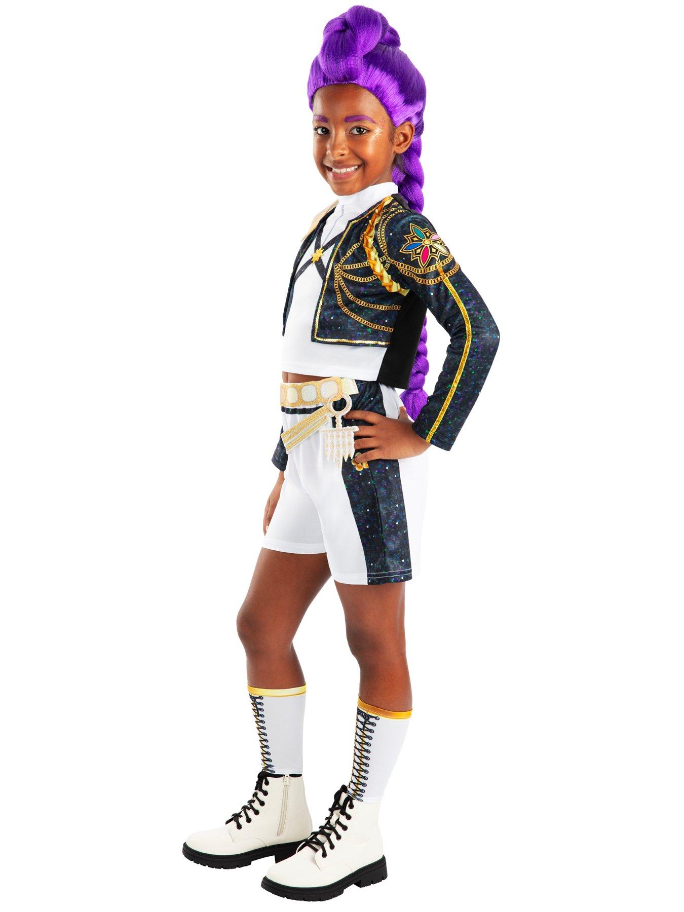Image 5 of 6 of K-Pop Demon Hunters Rumi Golden Deluxe Costume &amp; Wig