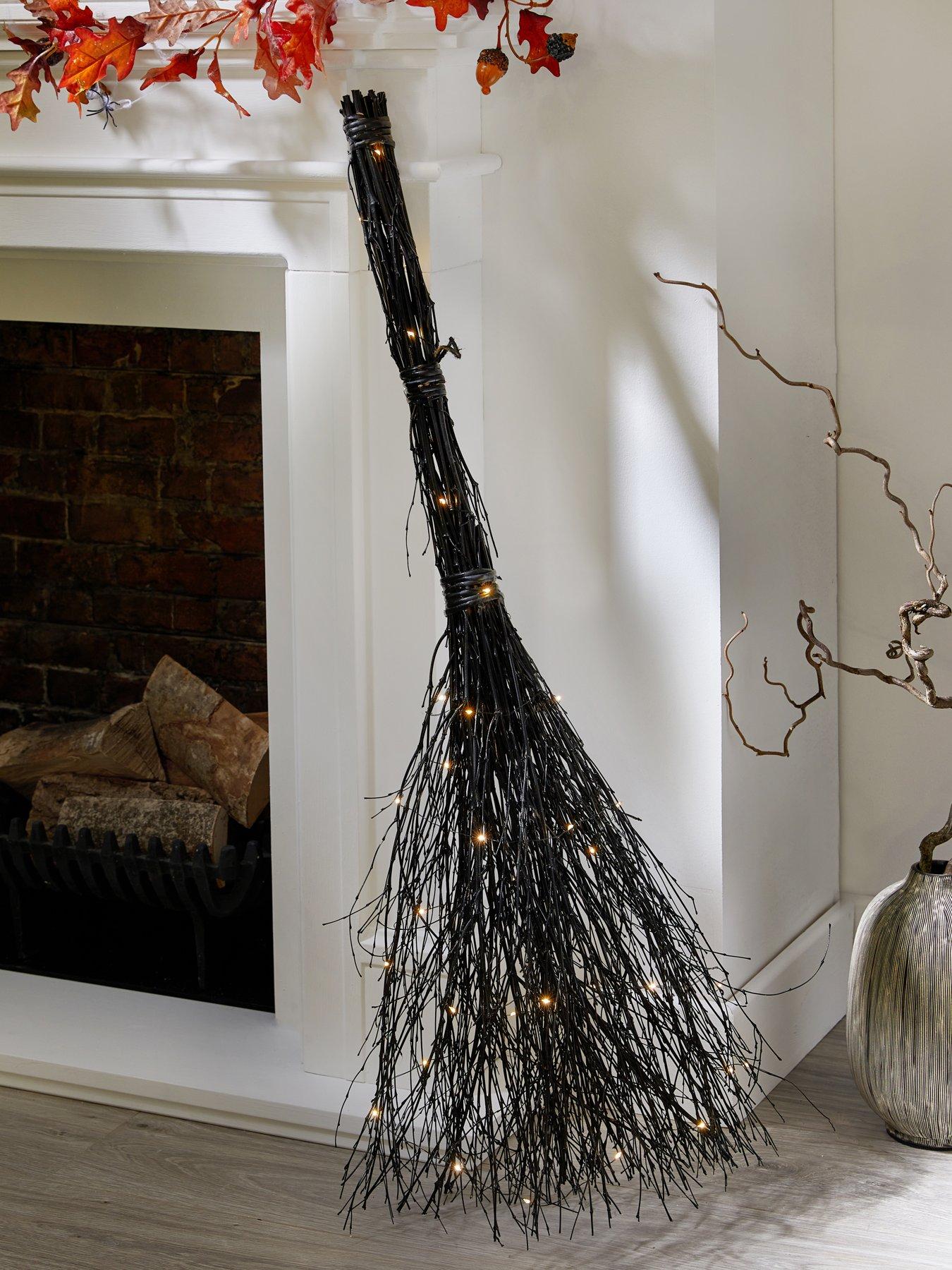 Image 1 of 7 of The Very Collection Decorative Pre Lit Halloween Broom