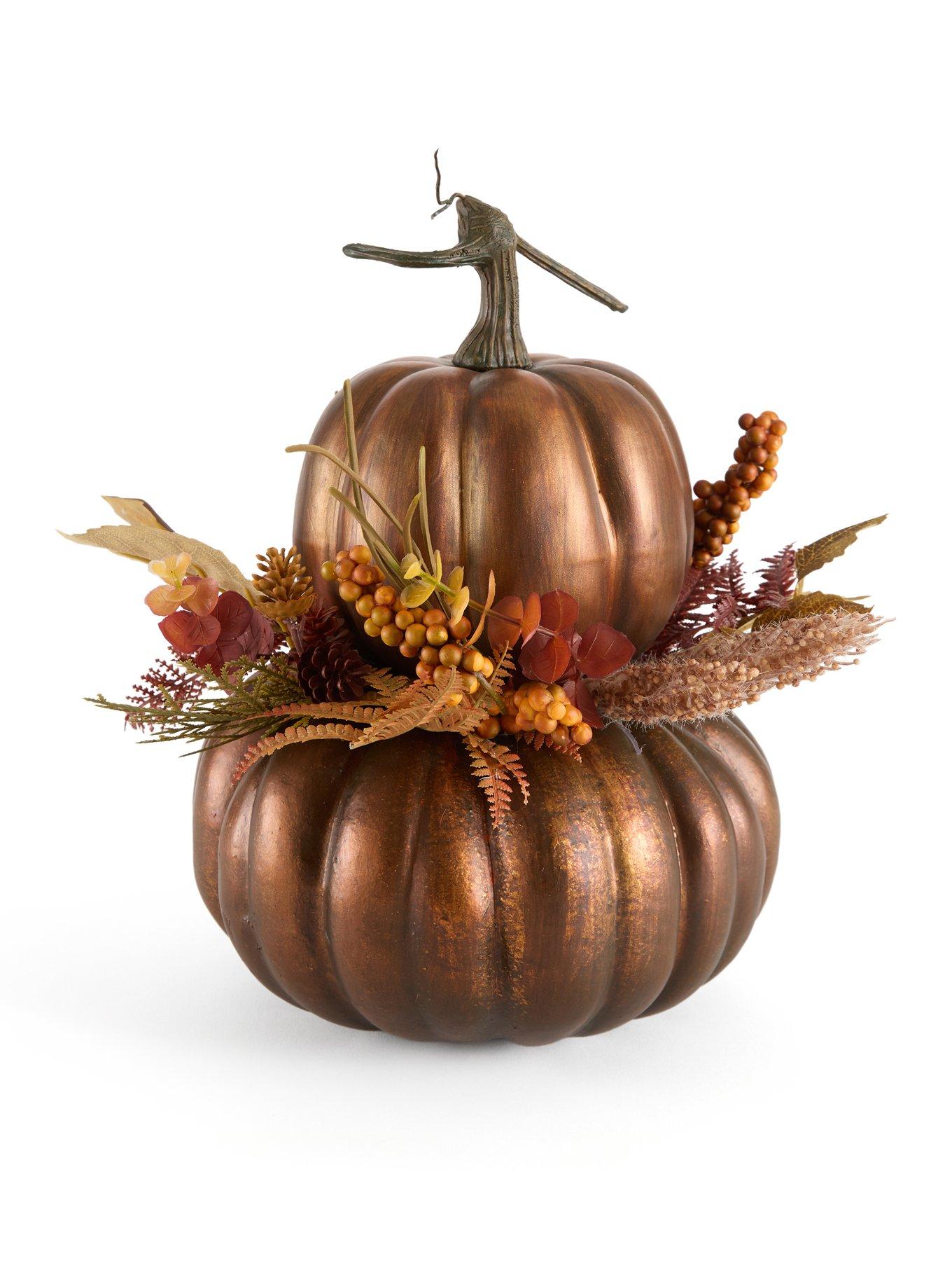 Image 3 of 7 of The Very Collection 33&nbsp;cm Pumpkin Stack Autumn Decoration