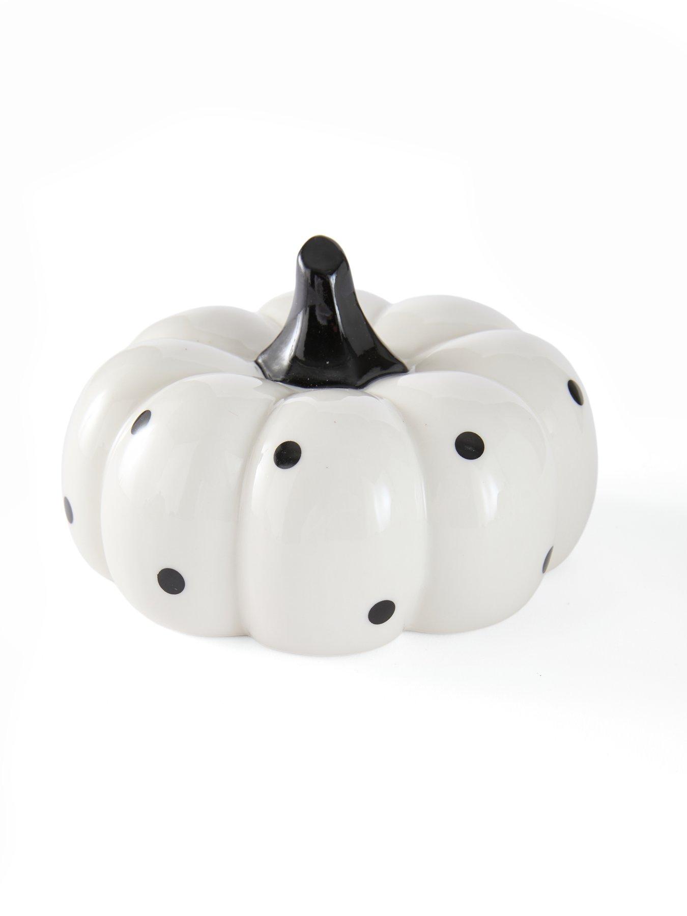 Image 4 of 7 of The Very Collection Set 3 Ceramic Pumpkin Autumn/Halloween Decorations