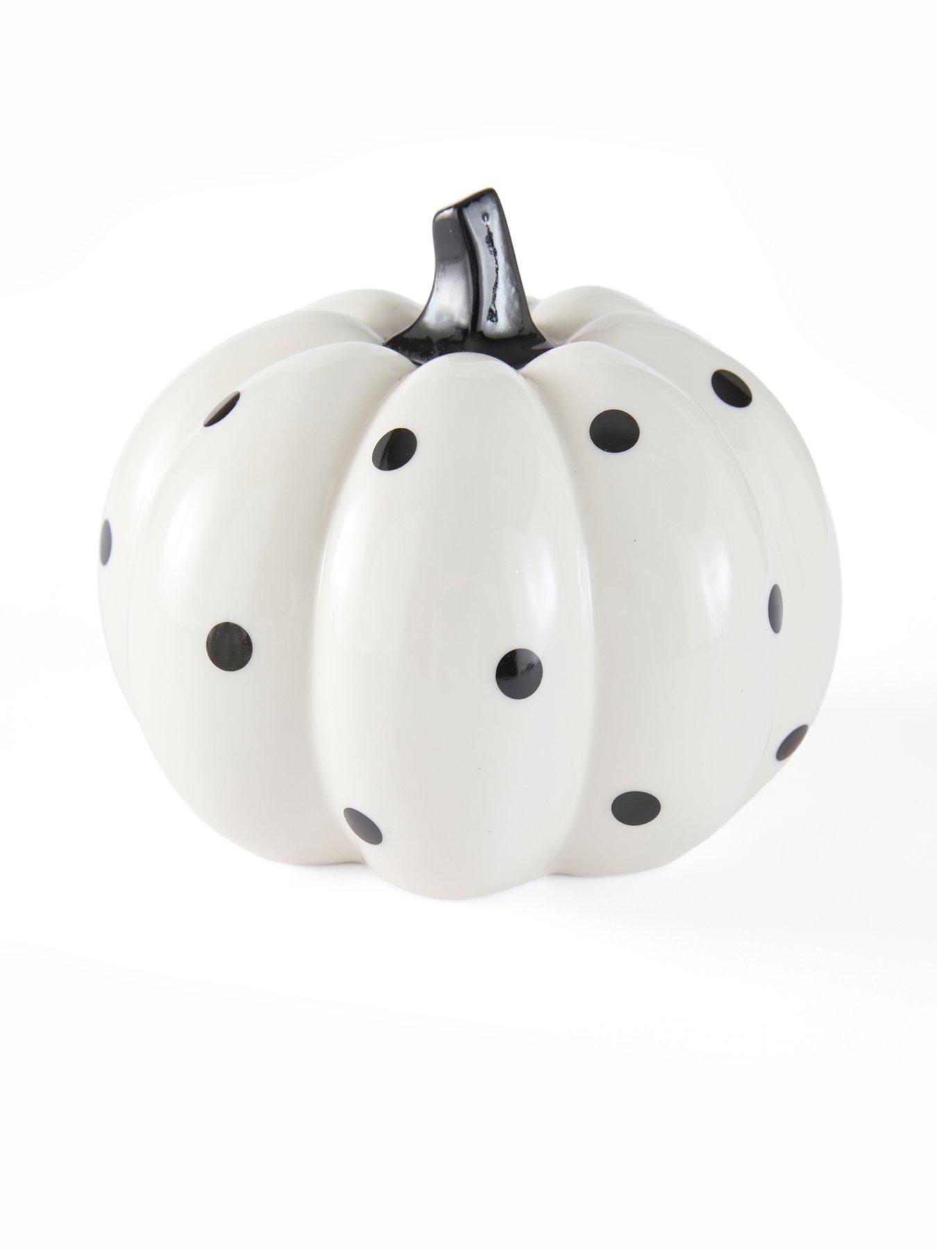 Image 5 of 7 of The Very Collection Set 3 Ceramic Pumpkin Autumn/Halloween Decorations