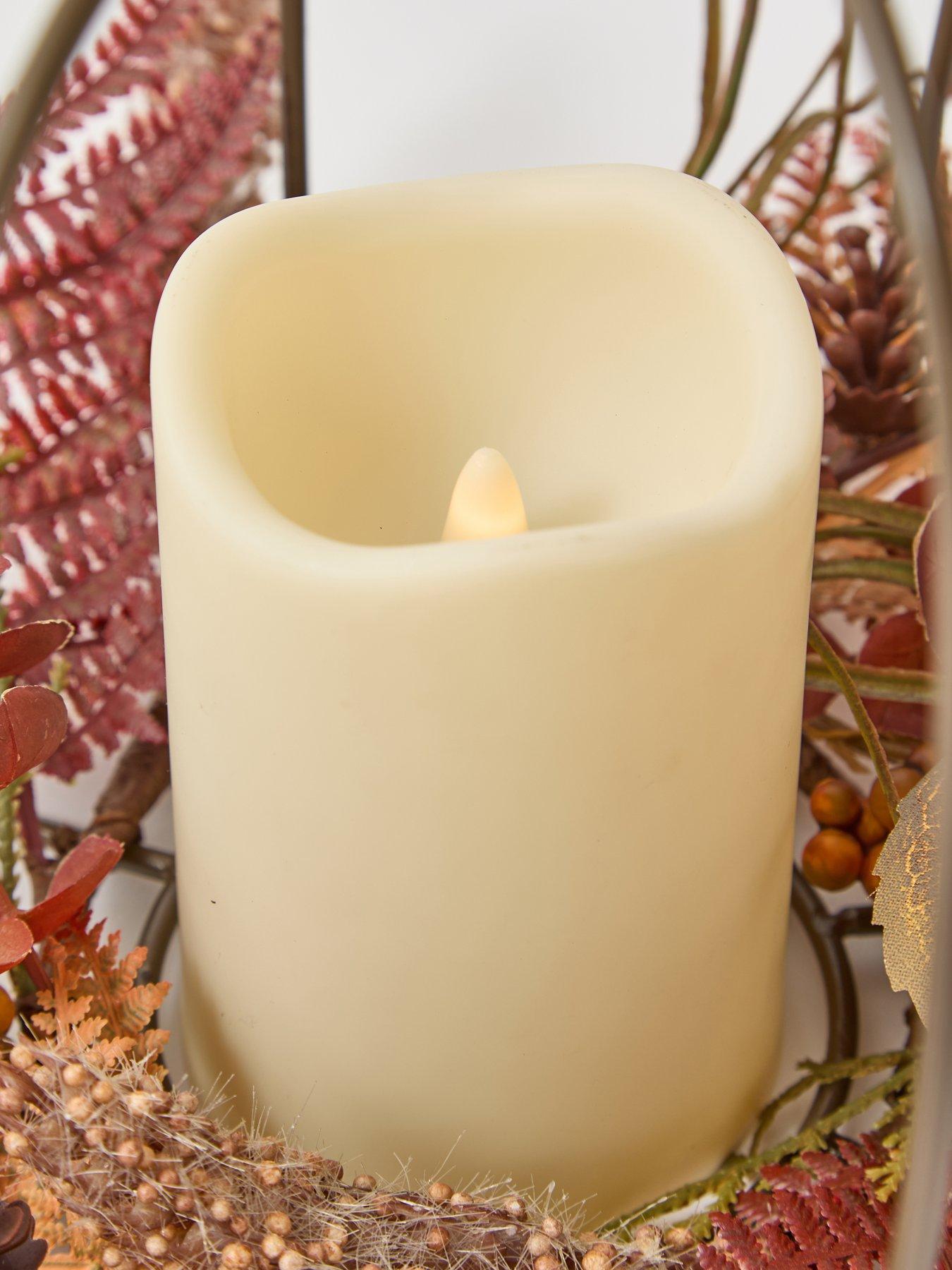 Image 5 of 7 of The Very Collection Pumpkin Table Centre With LED Candle Autumn Decoration