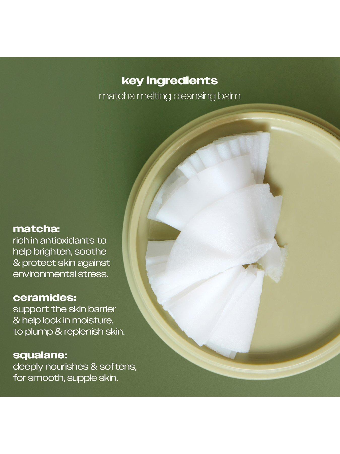 Image 4 of 7 of Iconic London Underglow Matcha Melting Cleansing Balm