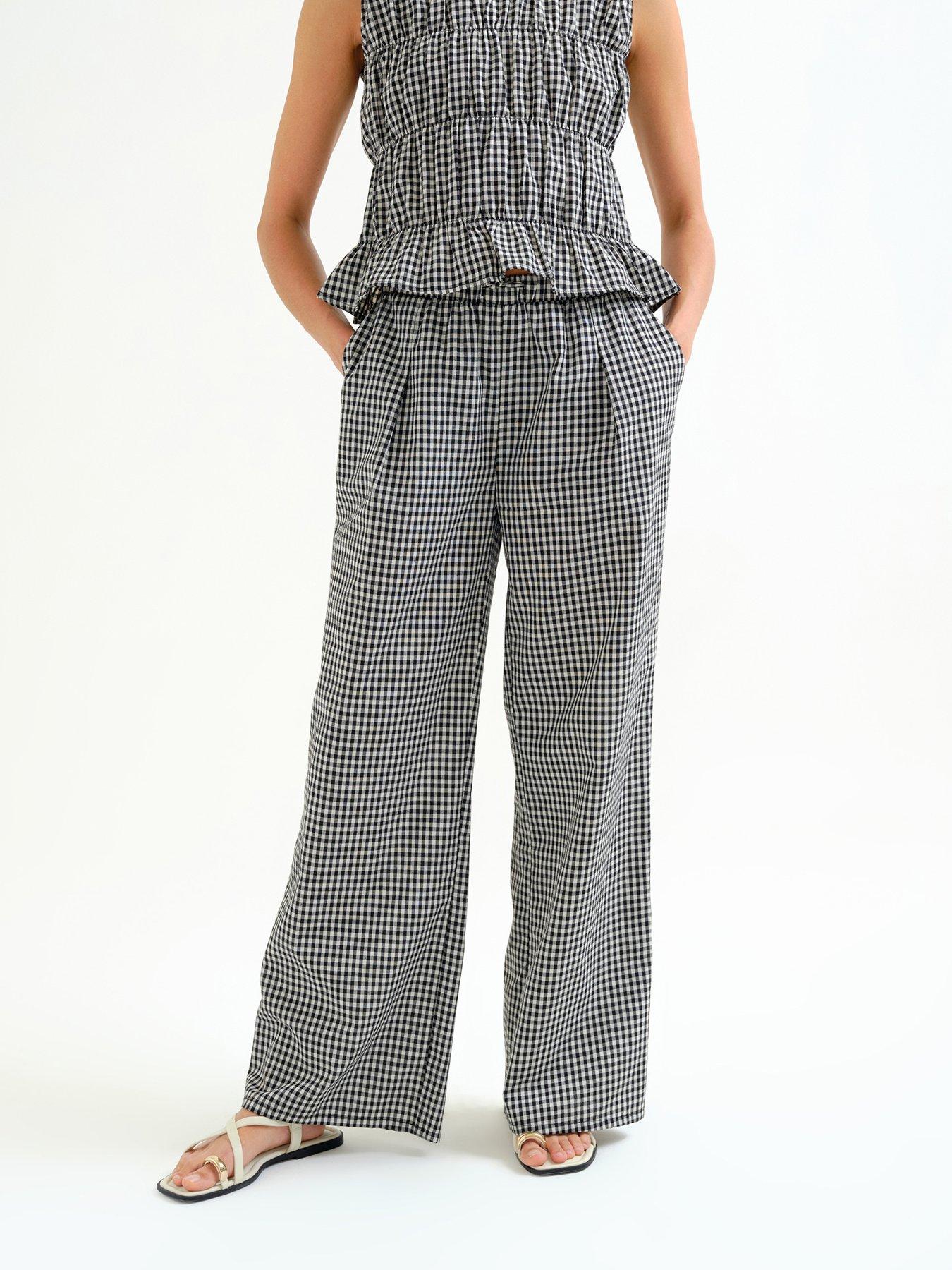 Compania Fantastica CHECKED TROUSERS