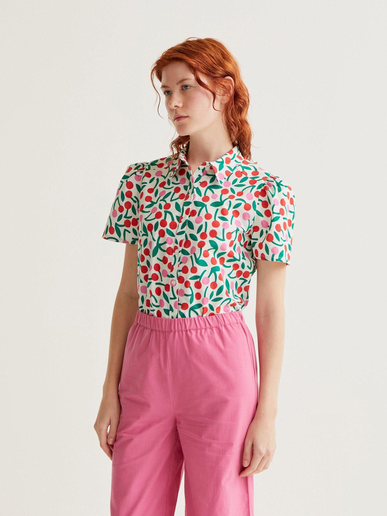 Compania Fantastica CHERRIES SHORT SLEEVE SHIRT