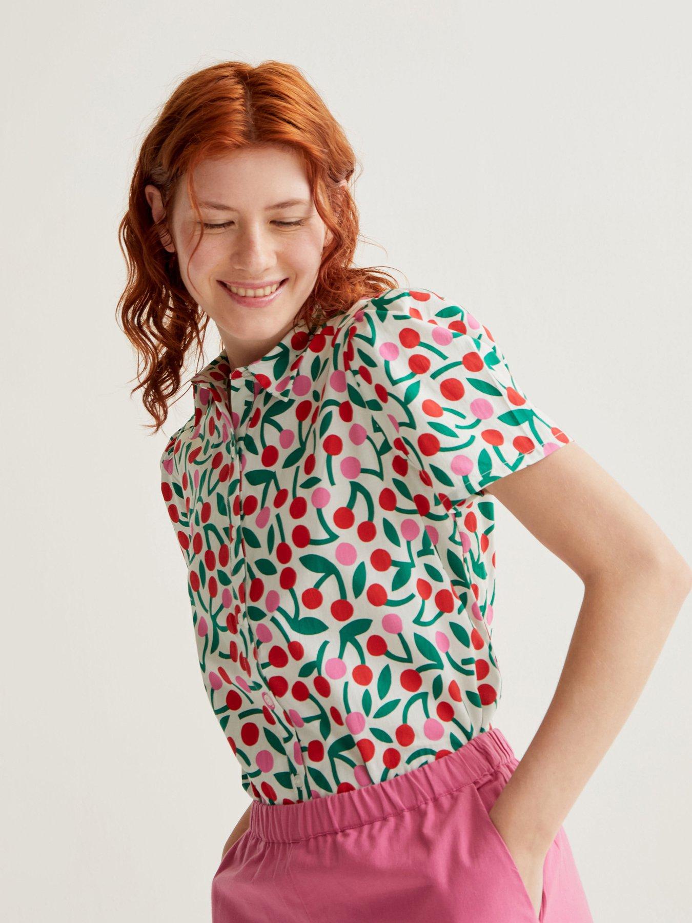 Image 5 of 6 of Compania Fantastica CHERRIES SHORT SLEEVE SHIRT