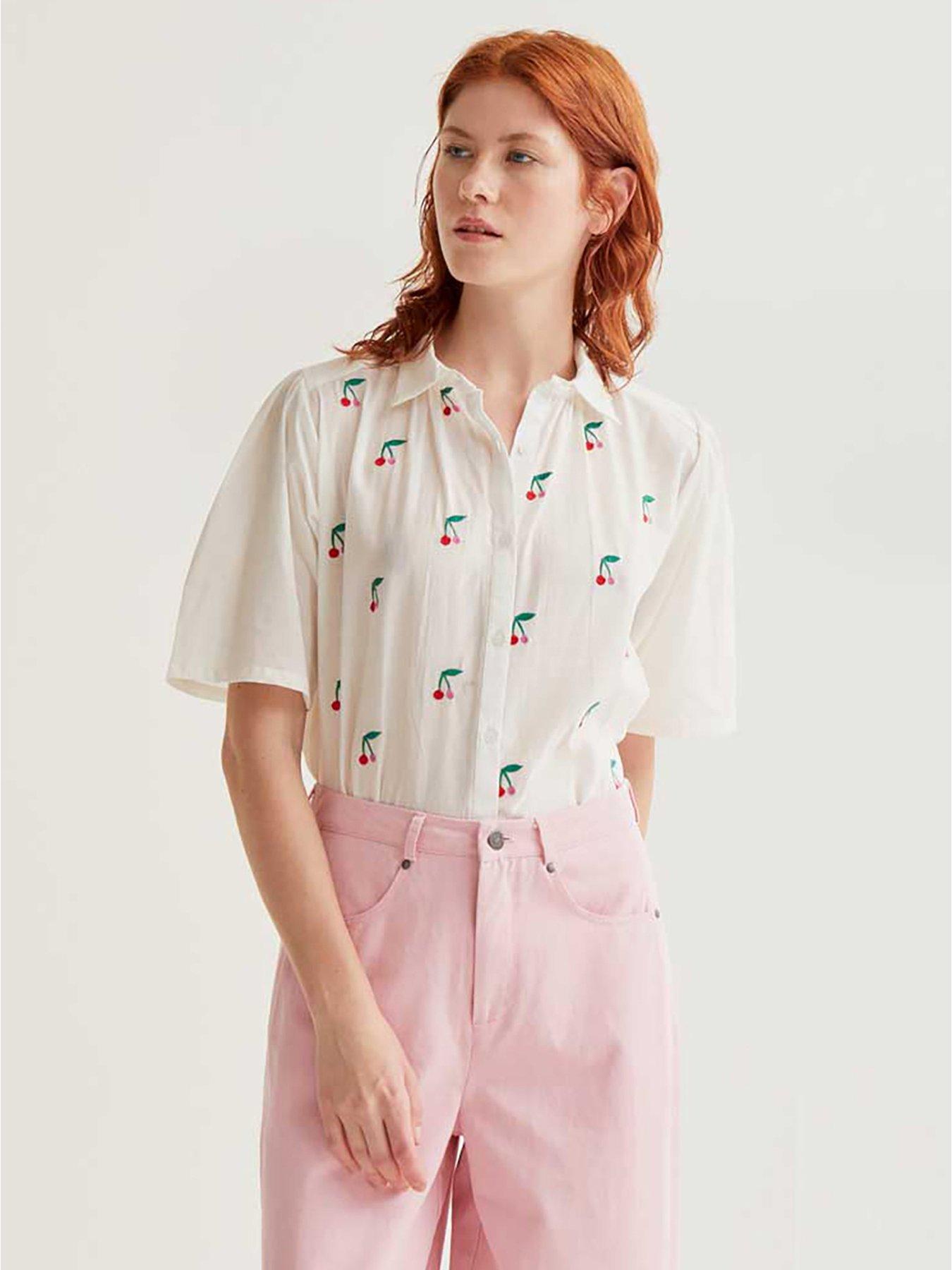 Compania Fantastica CHERRIES SHORT SLEEVE SHIRT
