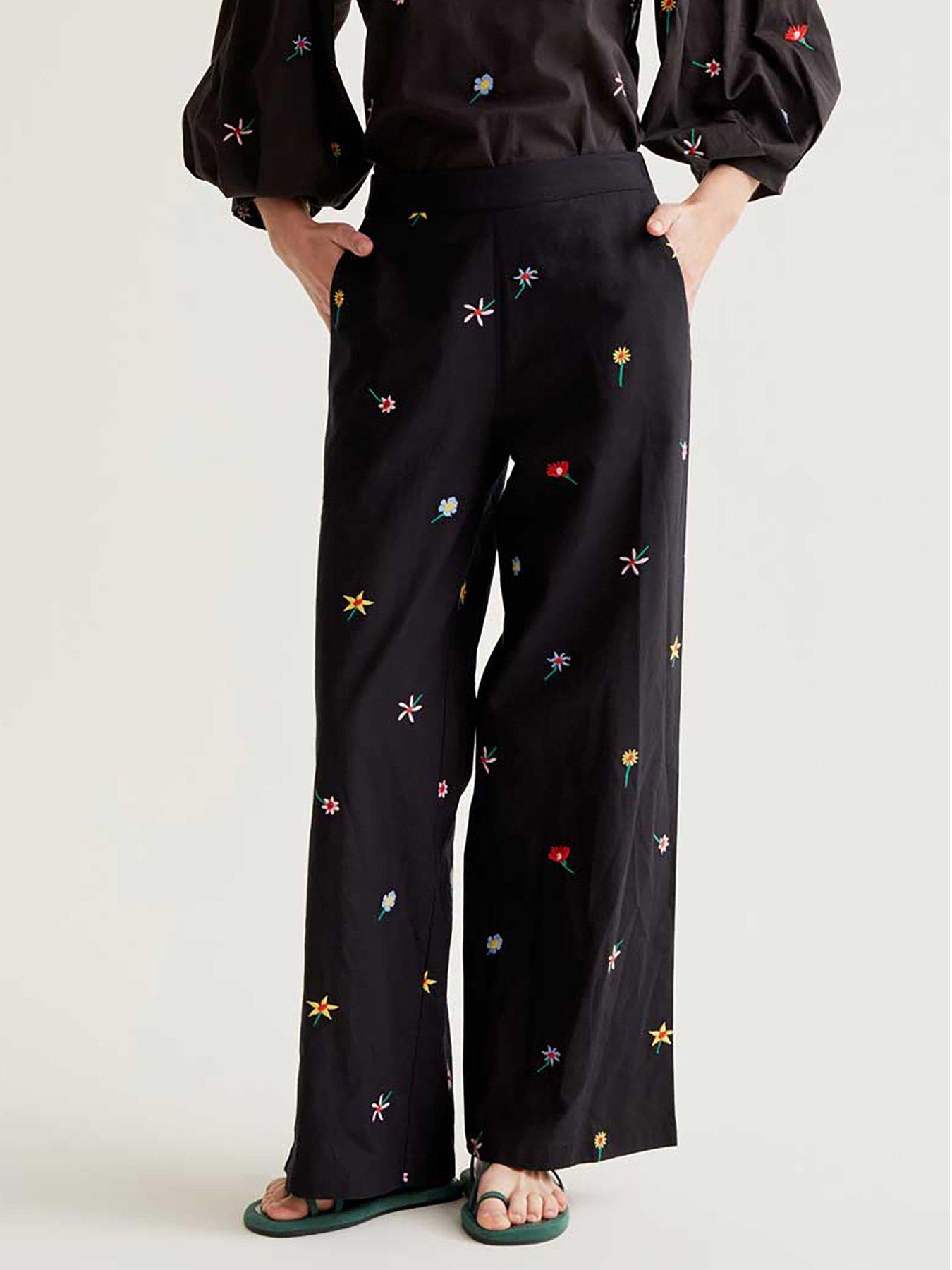 compania-fantastica-flowers-trousers-blackfront