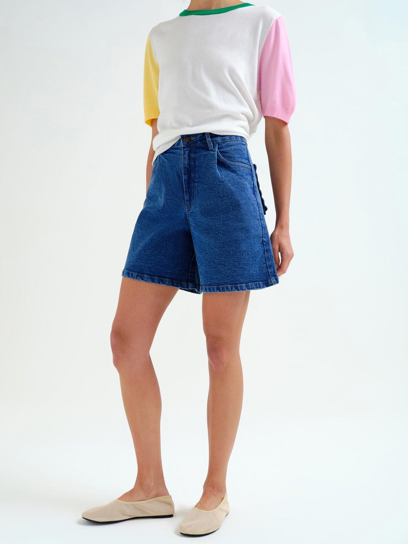 Compania Fantastica DENIM SHORTS