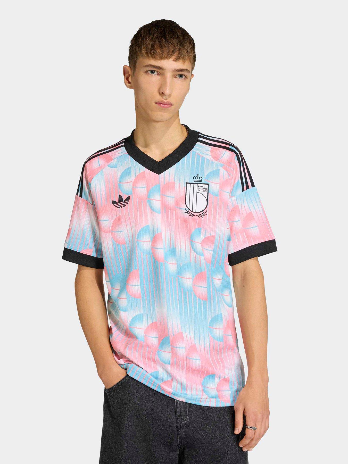 Image 1 of 5 of adidas Mens Belgium 26 Away Replica Football Shirt - Blue
